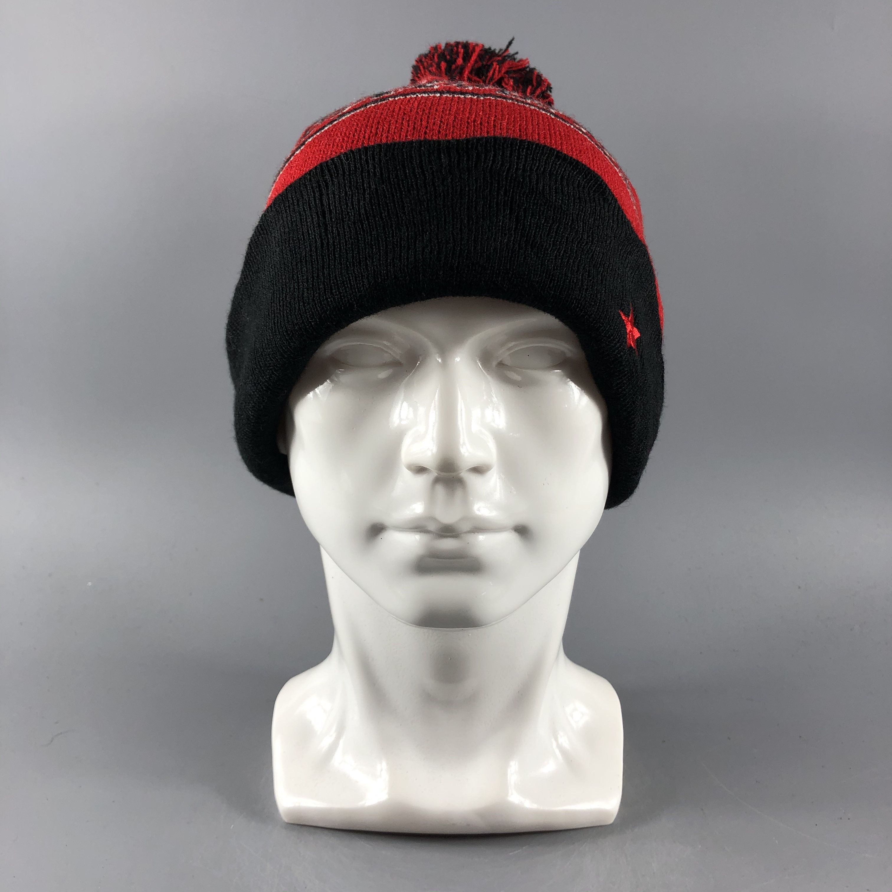 image of Vintage 24Karats Hats Star Beanie Bobble Snow Hat Snow Cap B852, Men's