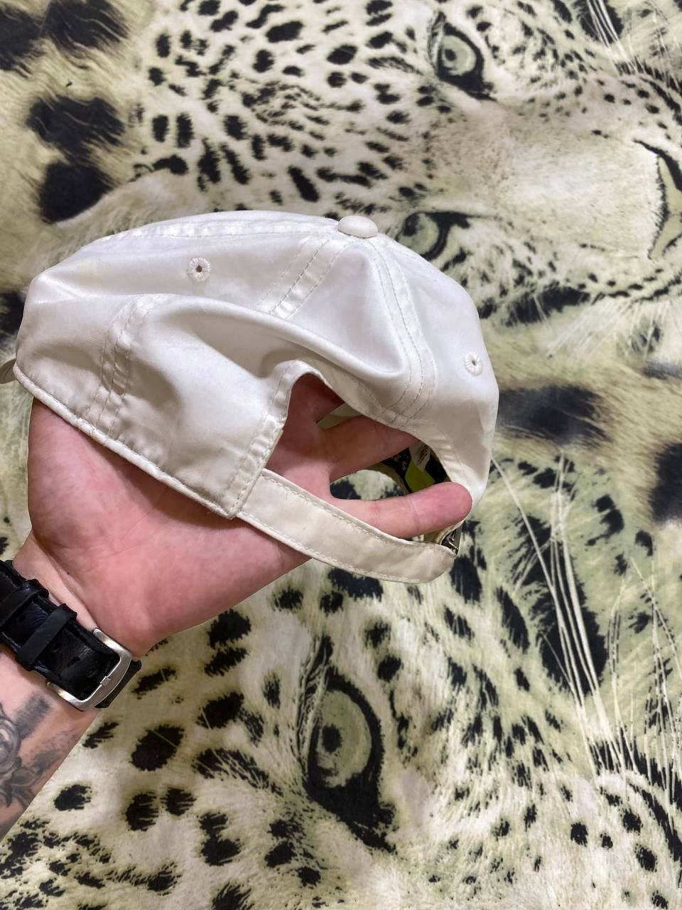 Nike white Hats Vintage metal logo Cap Nike Y2K streetwear Size ONE SIZE - 9 Thumbnail