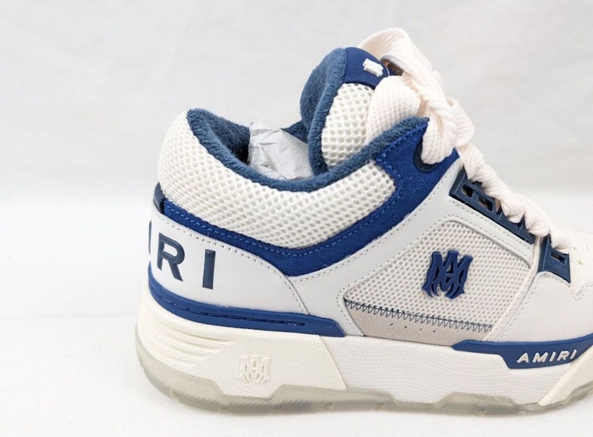 Amiri o1s1wg110425 MA-1 Low-Top Sneakers in White/Blue Size US 11 / EU 44 - 8 Thumbnail