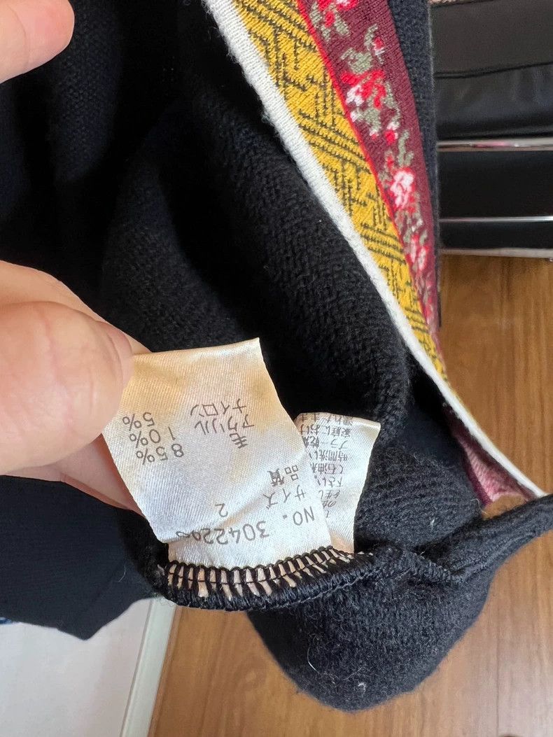 Kenzo KENZO Shoutu bathrobe-style ethnic wool cardigan coat Size M / US 6-8 / IT 42-44 - 7 Thumbnail