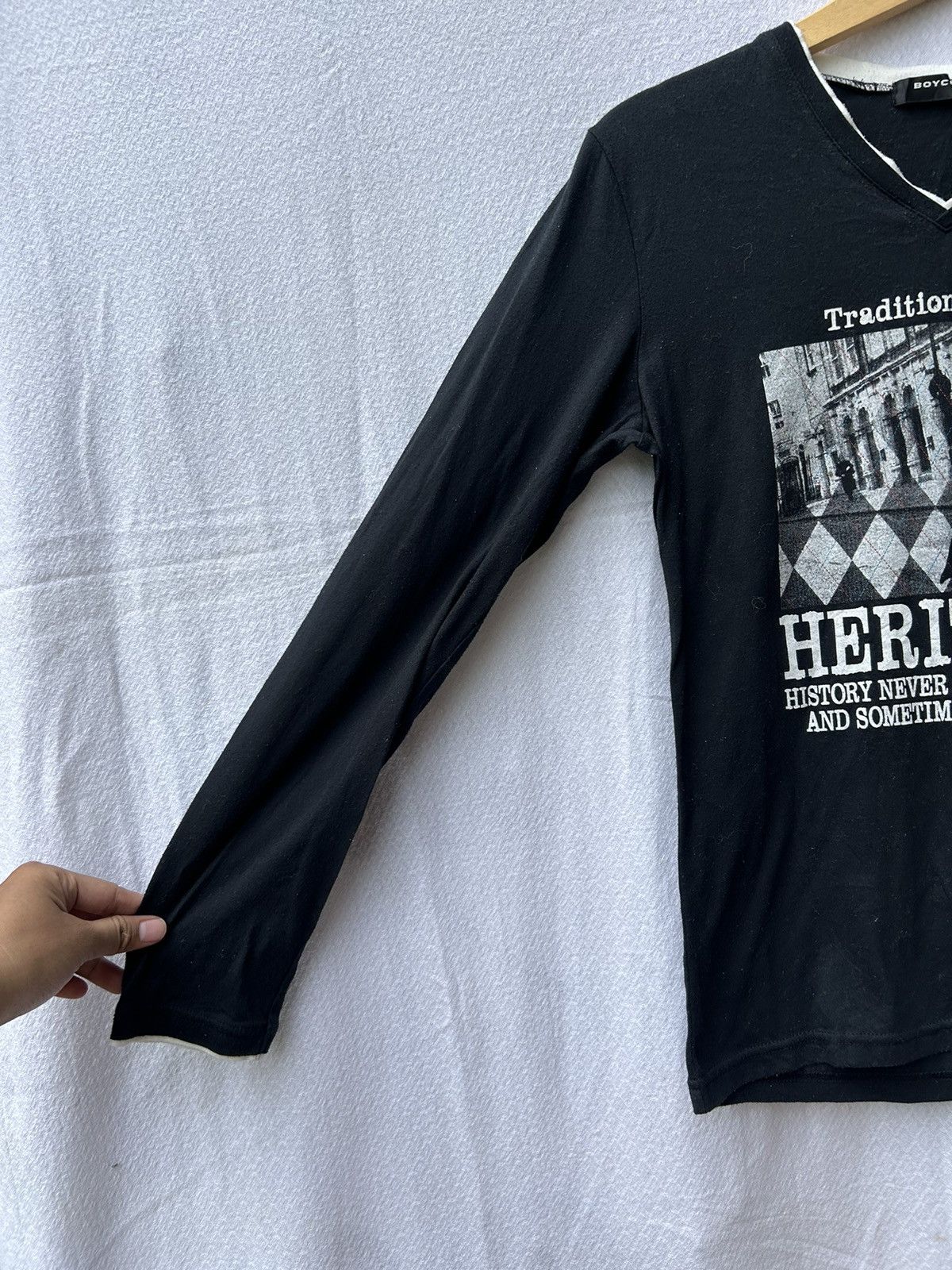 Jean Paul Gaultier Boycott japanese style poem art longsleeve Size US M / EU 48-50 / 2 - 6 Thumbnail