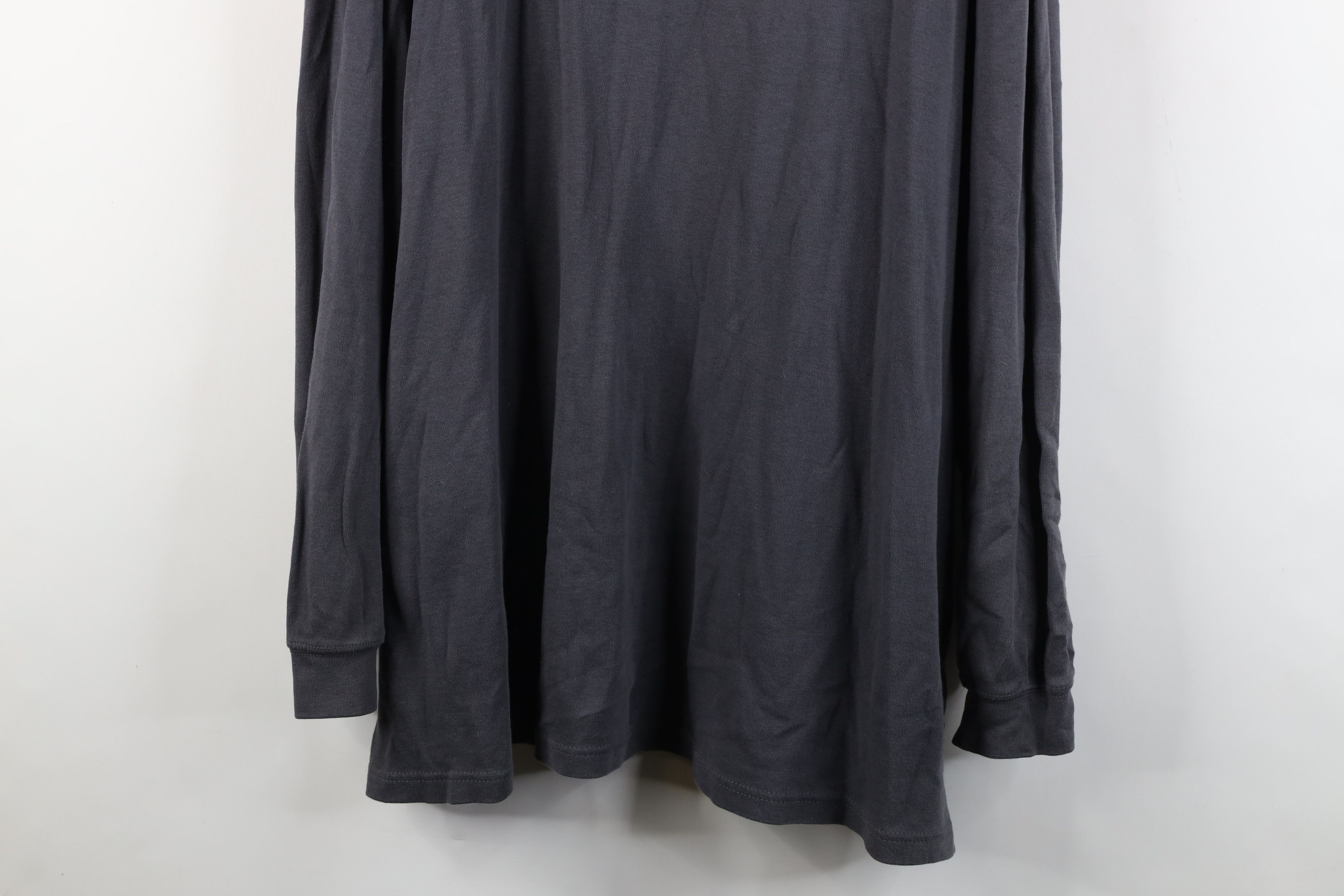 Vintage Vintage 90s Streetwear Long Sleeve Turtleneck T-Shirt Gray Size US XXL / EU 58 / 5 - 3 Thumbnail