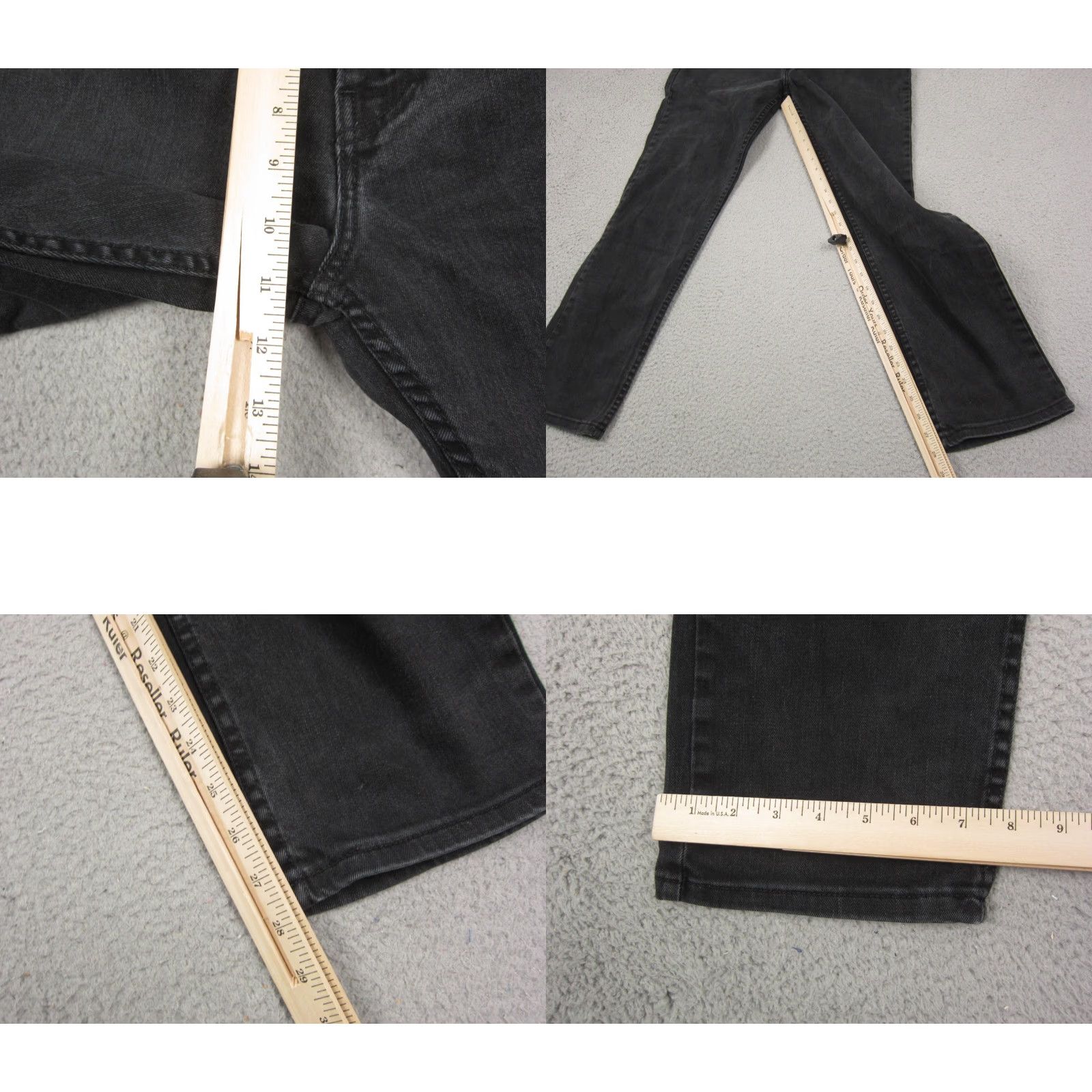 Levi's VINTAGE Levis 511 Jeans Mens W38 L30 Black Slim Fit Stretch Denim Dark Wash Zip Fly Shirts? Size US 38 / EU 54 - 9 Thumbnail