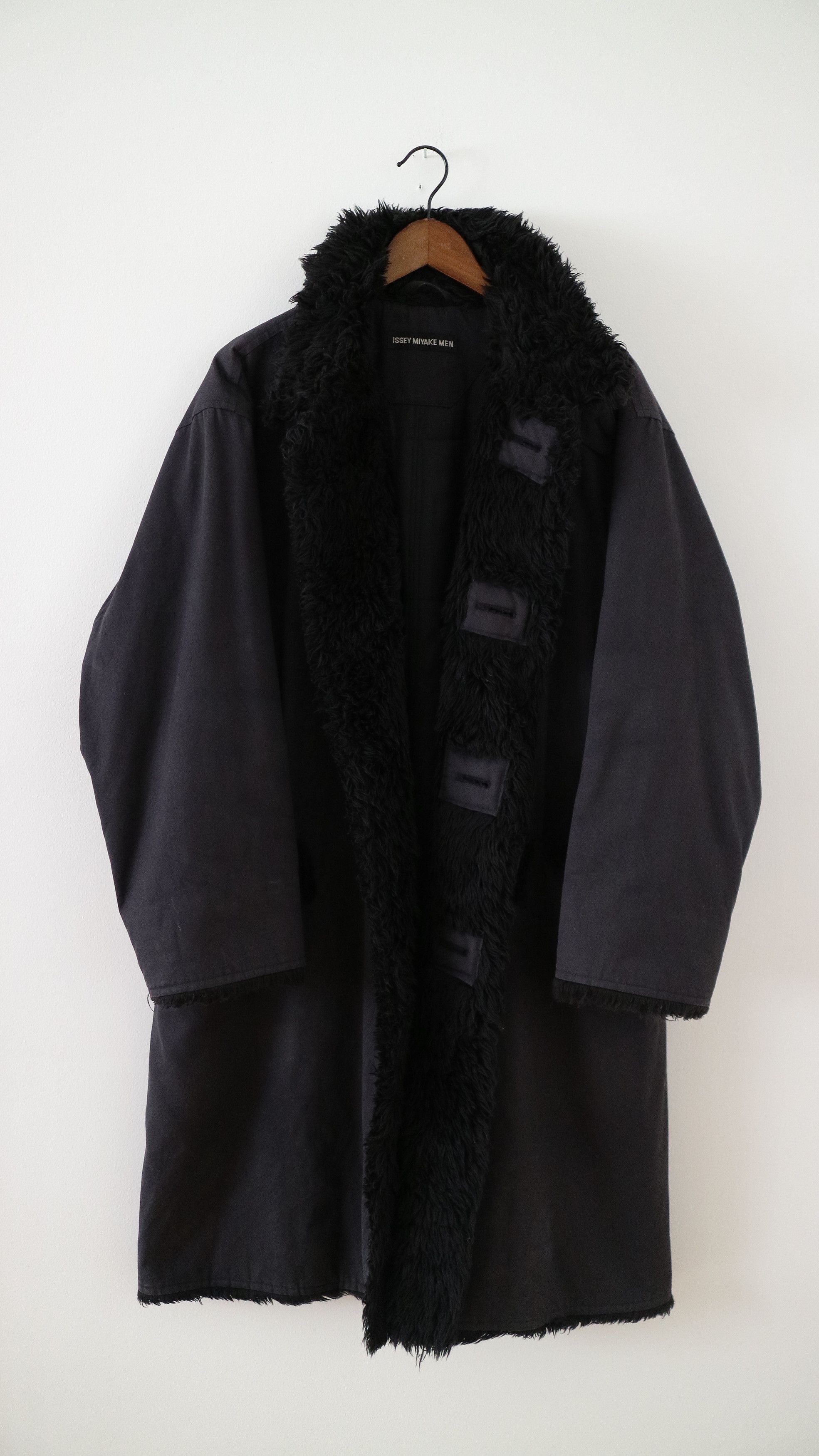 Issey Miyake 2003 Shearling Overcoat Size US M / EU 48-50 / 2 - 1 Thumbnail