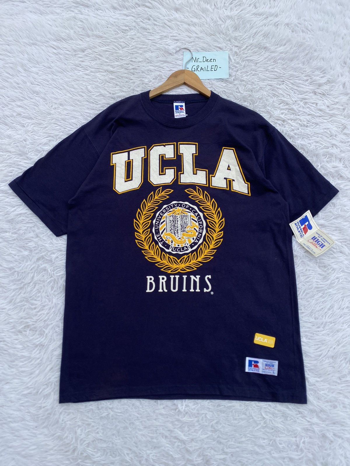 Vintage Vintage UCLA University of California Las Angelas RussellTee Size US L / EU 52-54 / 3 - 1 Thumbnail