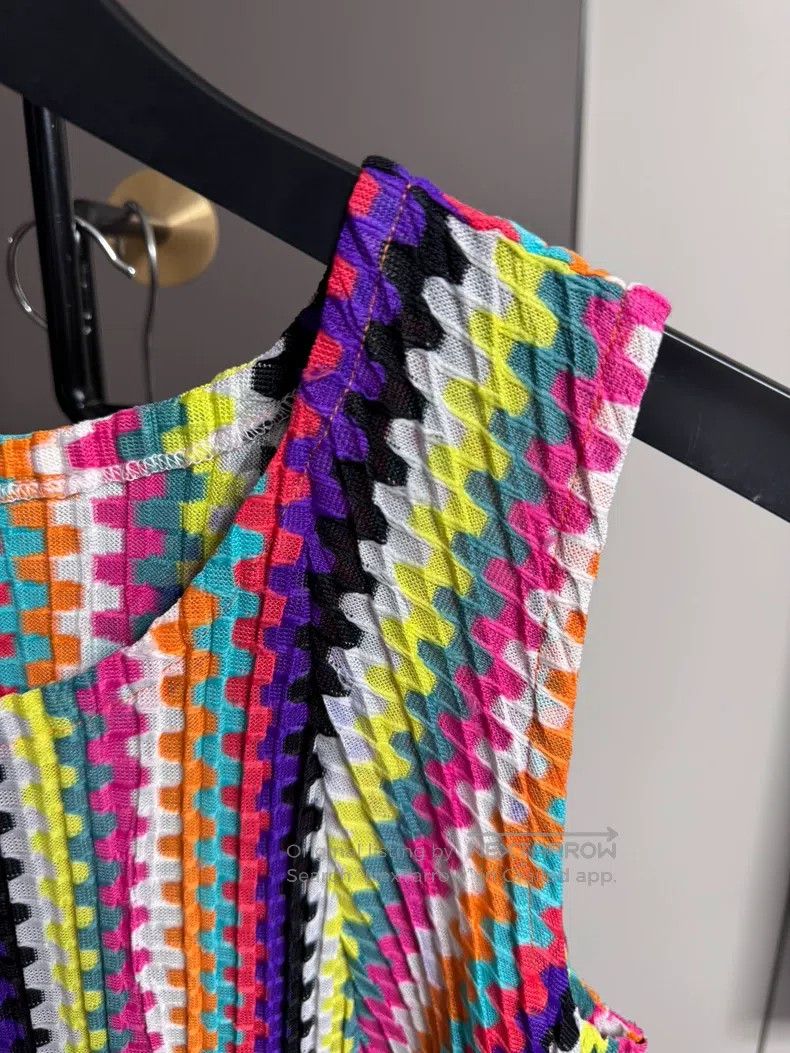 Issey Miyake Issey Miyake Long Rainbow Dress Size S / US 4 / IT 40 - 2 Thumbnail