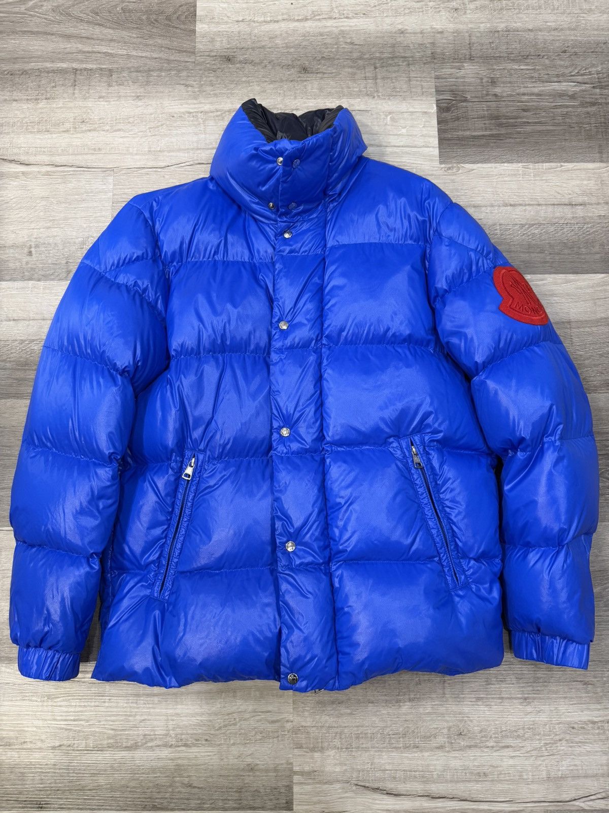 Moncler Moncler Genius Puffer Coat Blue Size 3 Size US M / EU 48-50 / 2 - 1 Thumbnail