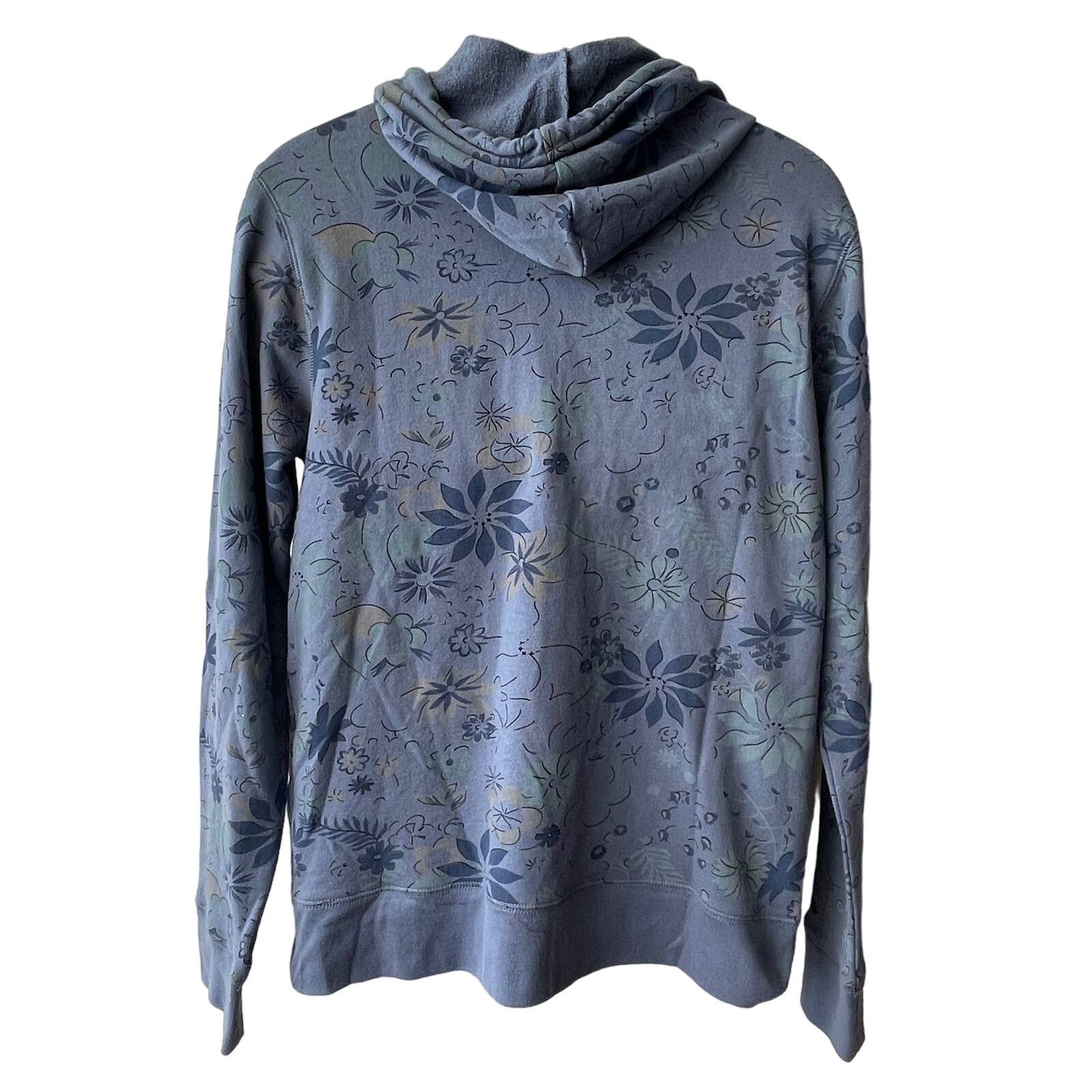 Slate & Stone Slate & Stone Foster French Terry Floral Hoodie Sz Small NWT Size US S / EU 44-46 / 1 - 3 Thumbnail