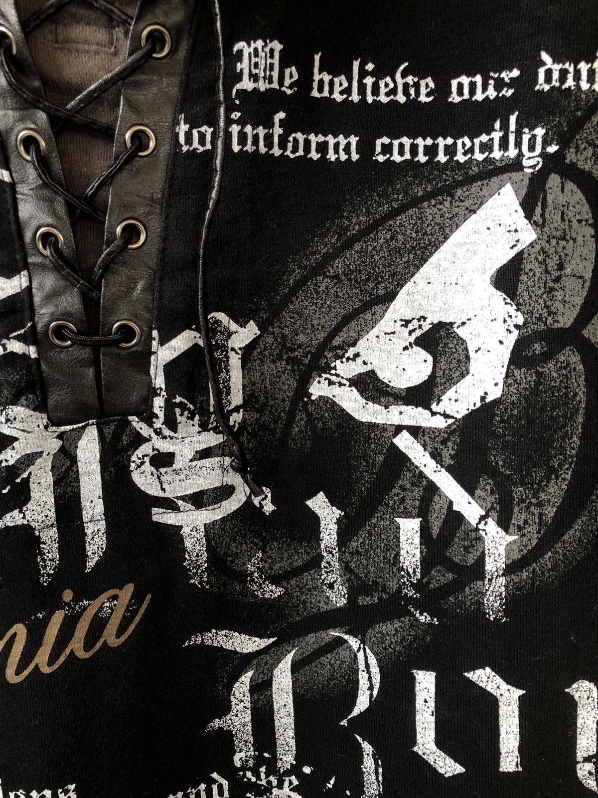Japanese Brand Vintage BAD BOY Punk Gothic Double Layer Collar Size US L / EU 52-54 / 3 - 10 Thumbnail