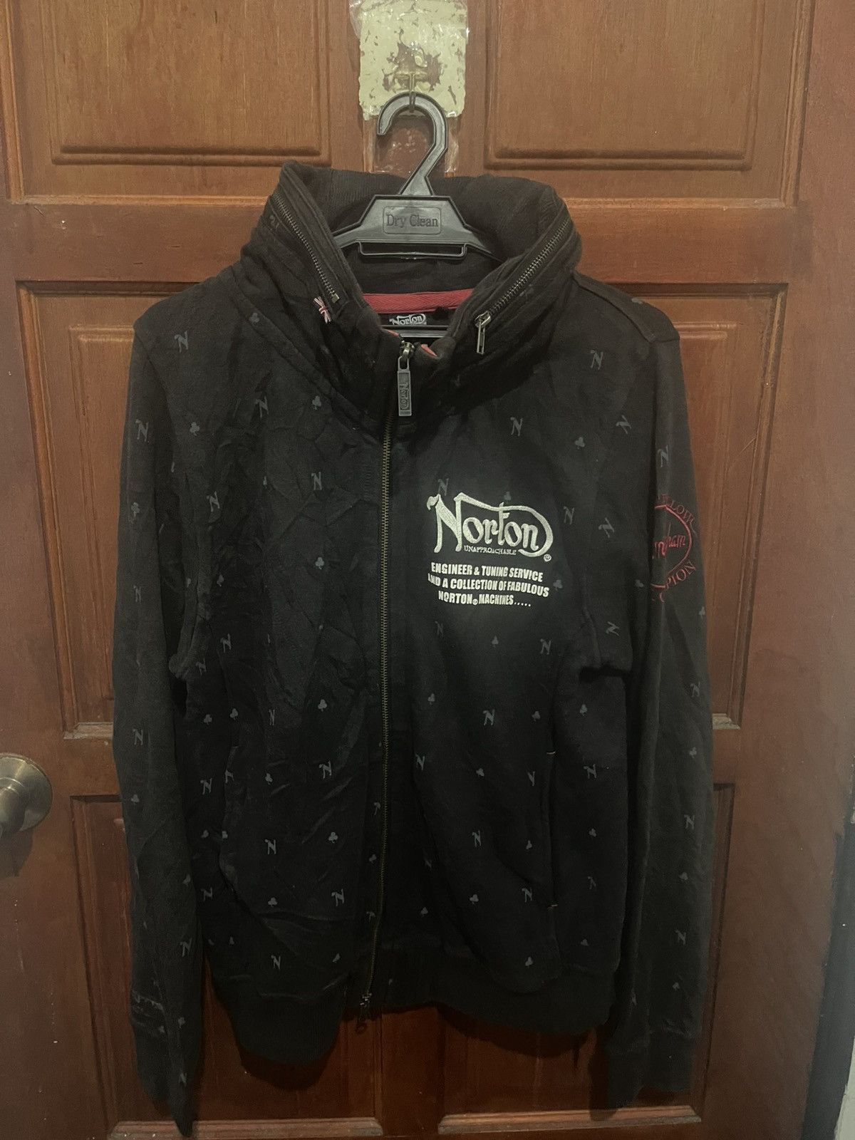 Norton Vintage Norton Zipper Hoodie Size US M / EU 48-50 / 2 - 1 Thumbnail