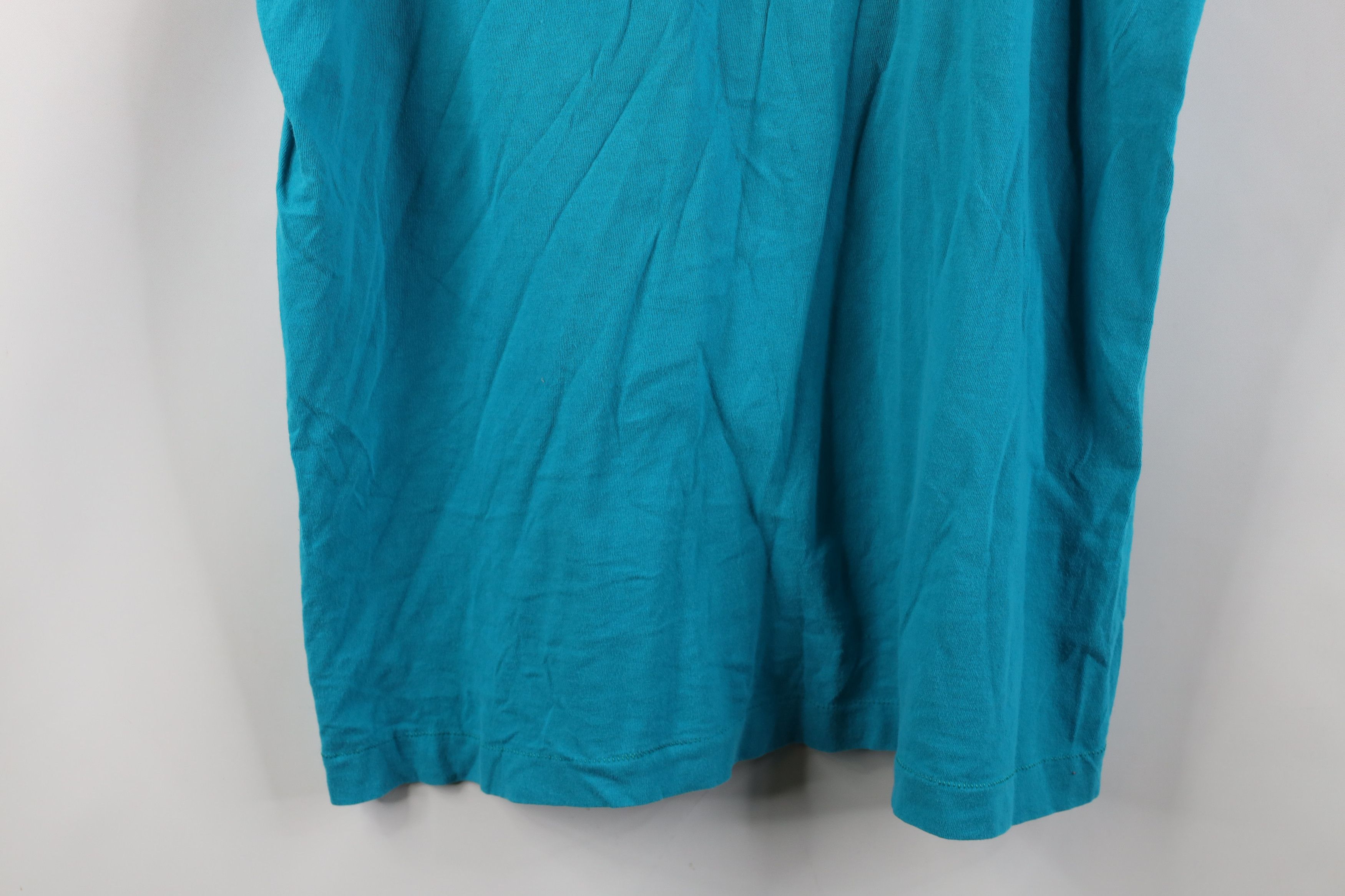 Vintage Vintage 90s Streetwear Short Sleeve T-Shirt Blue Cotton USA Size US XL / EU 56 / 4 - 14 Thumbnail