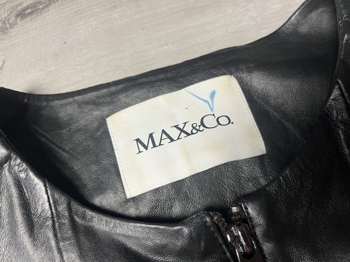 MAX&Co. Max&Co leather crop 3/4 sleeve jacket size 2 us Size XS / US 0-2 / IT 36-38 - 2 Thumbnail