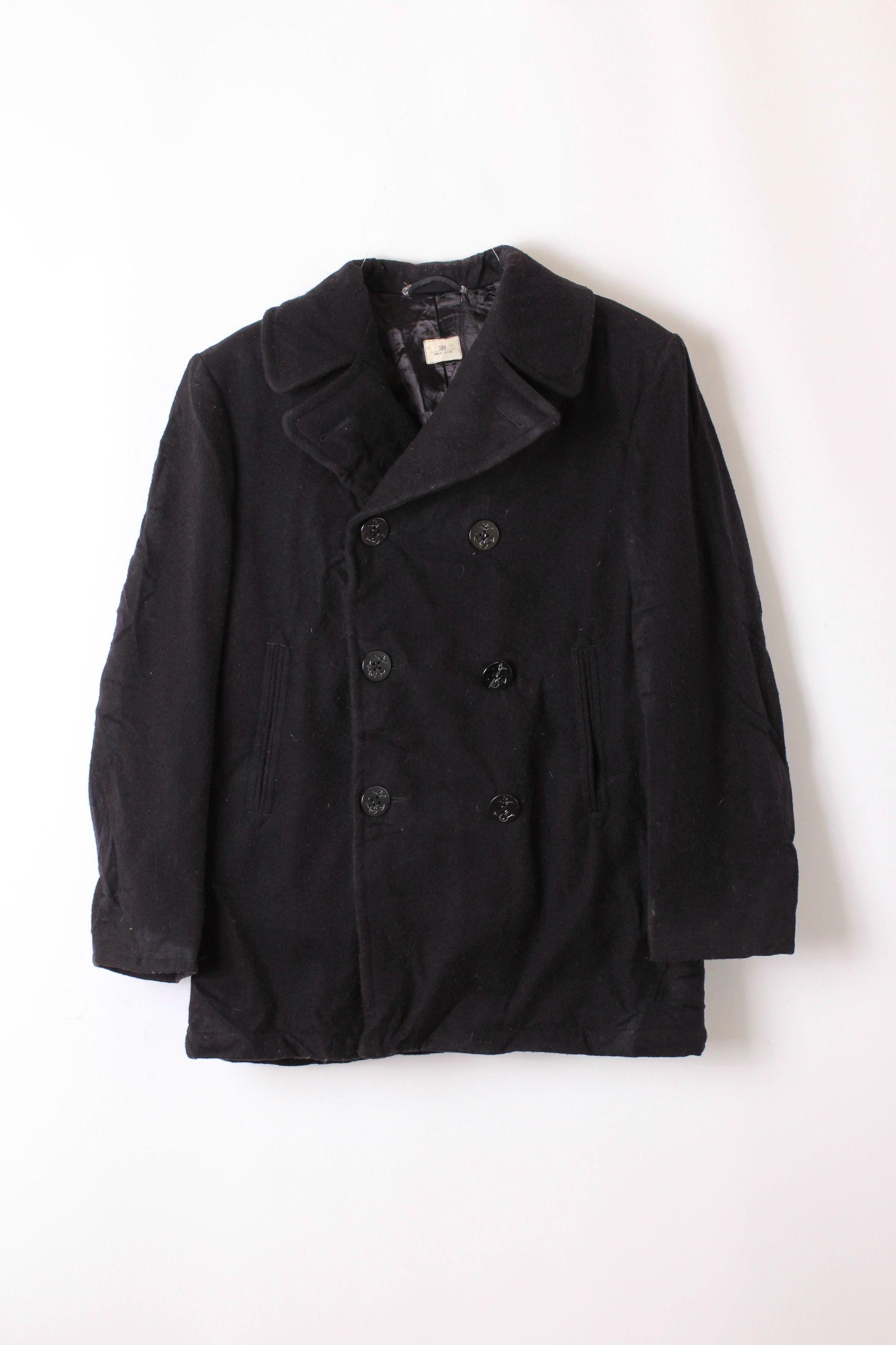 Other Us Navy Vintage Pea Coat Navy Blue 38 small medium Size US S / EU 44-46 / 1 - 1 Thumbnail