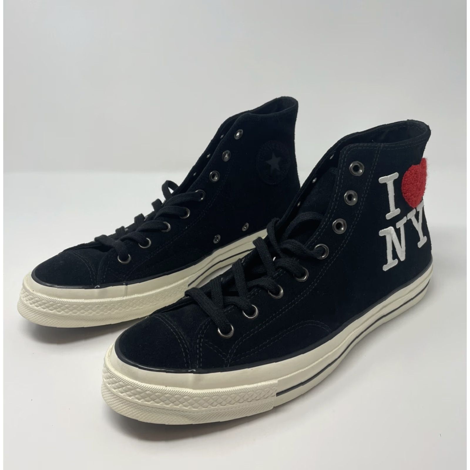 Converse VINTAGE CONVERSE CHUCK TAYLOR ALL STAR 70 HIGH 'I LOVE NY' Men 10 Sneaker Black Size US 11 / EU 44 - 4 Thumbnail