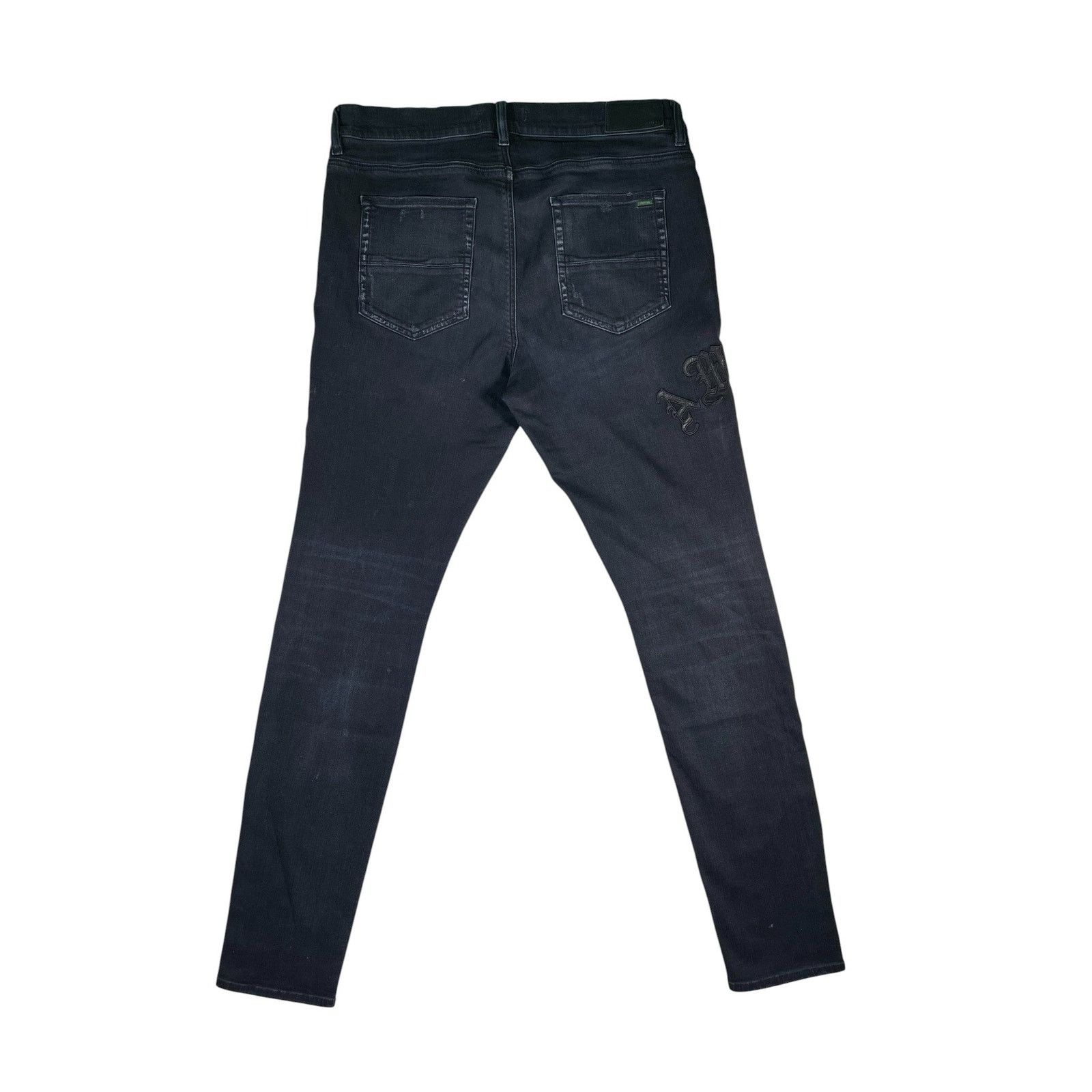 Amiri Amiri 'Old English' Black Jeans Size US 38 / EU 54 - 2 Thumbnail