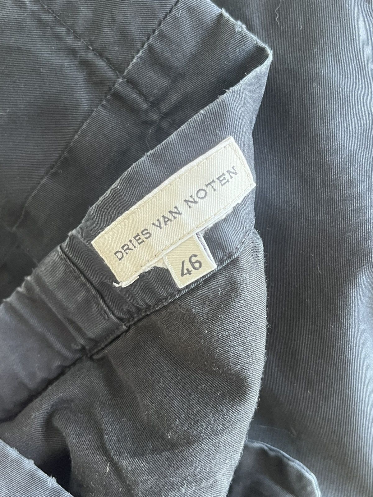 Dries Van Noten Deep navy carrot straight leg trousers Size US 30 / EU 46 - 3 Thumbnail