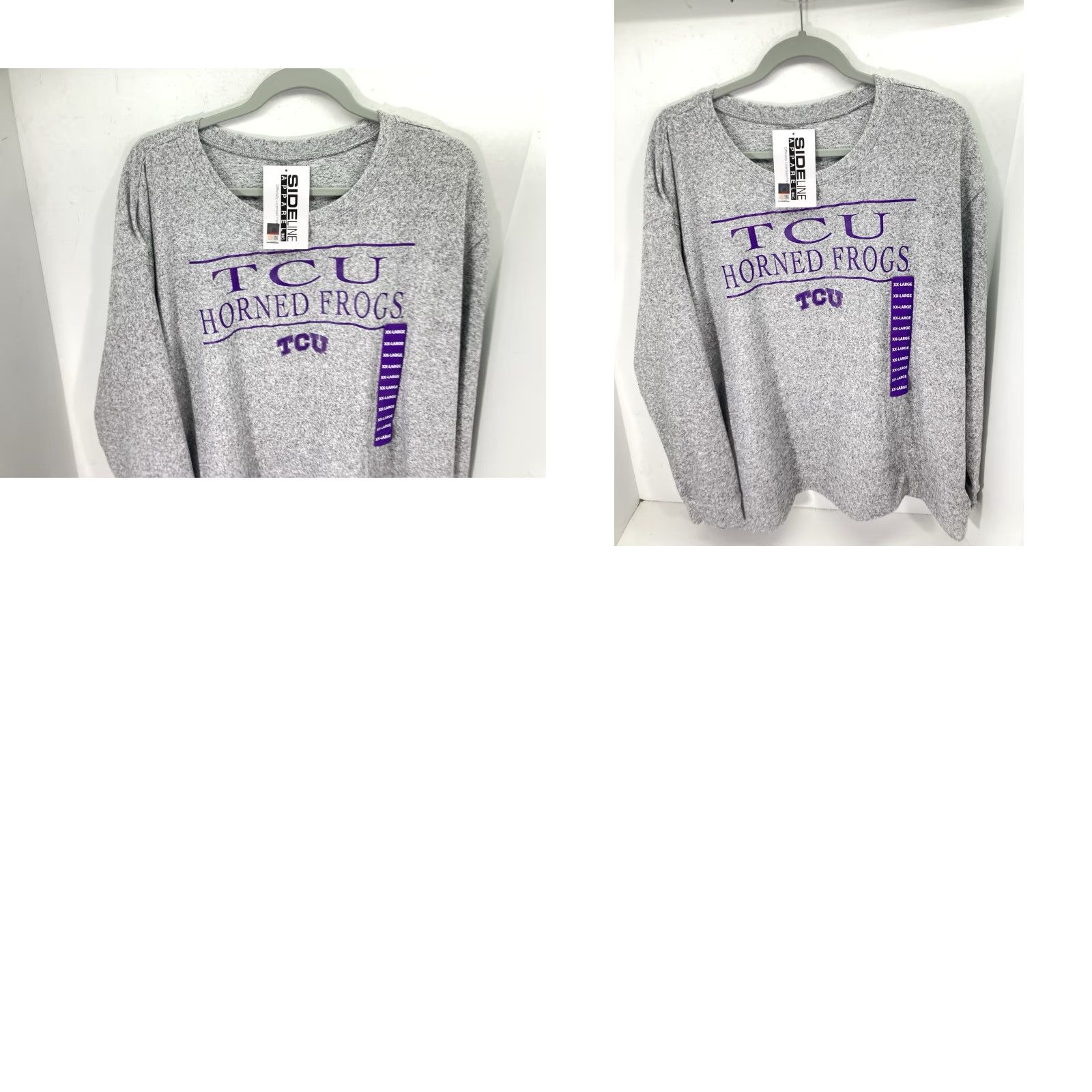 Vintage TCU Soft Sweatshirt Women Size 2XL Gray Long Sleeve Pullover NWT Stretch Crew Neck Sweatshirt Womens Size XXL / US 16-18 / IT 52-54 - 9 Thumbnail