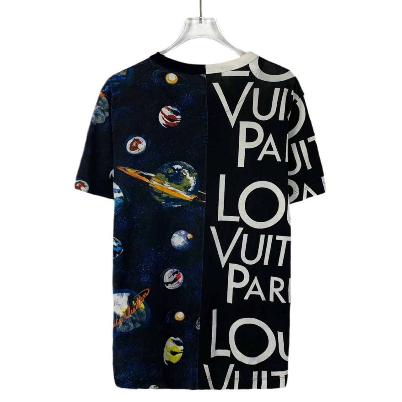 Louis Vuitton Louis Vuitton Logo and Planet Print Cotton Short-Sleeve T-Sh Size US S / EU 44-46 / 1 - 8 Thumbnail