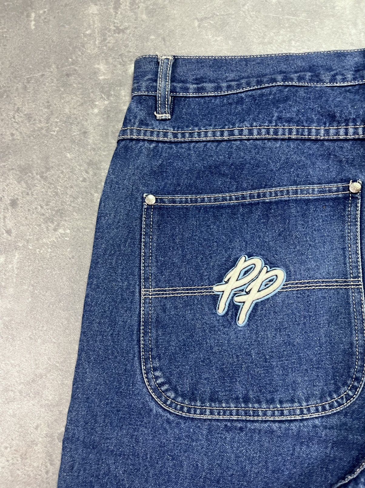 Pelle Pelle Pelle Pelle Marc Buchanan PP Logo Jorts Shorts 36 Baggy Size US 36 / EU 52 - 9 Thumbnail