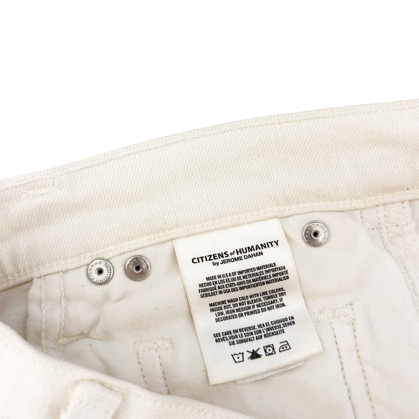 Citizens Of Humanity Citizens of Humanity White Emerson Slim Boyfriend Jeans 24 Size 24" / US 00 / IT 34 - 4 Thumbnail