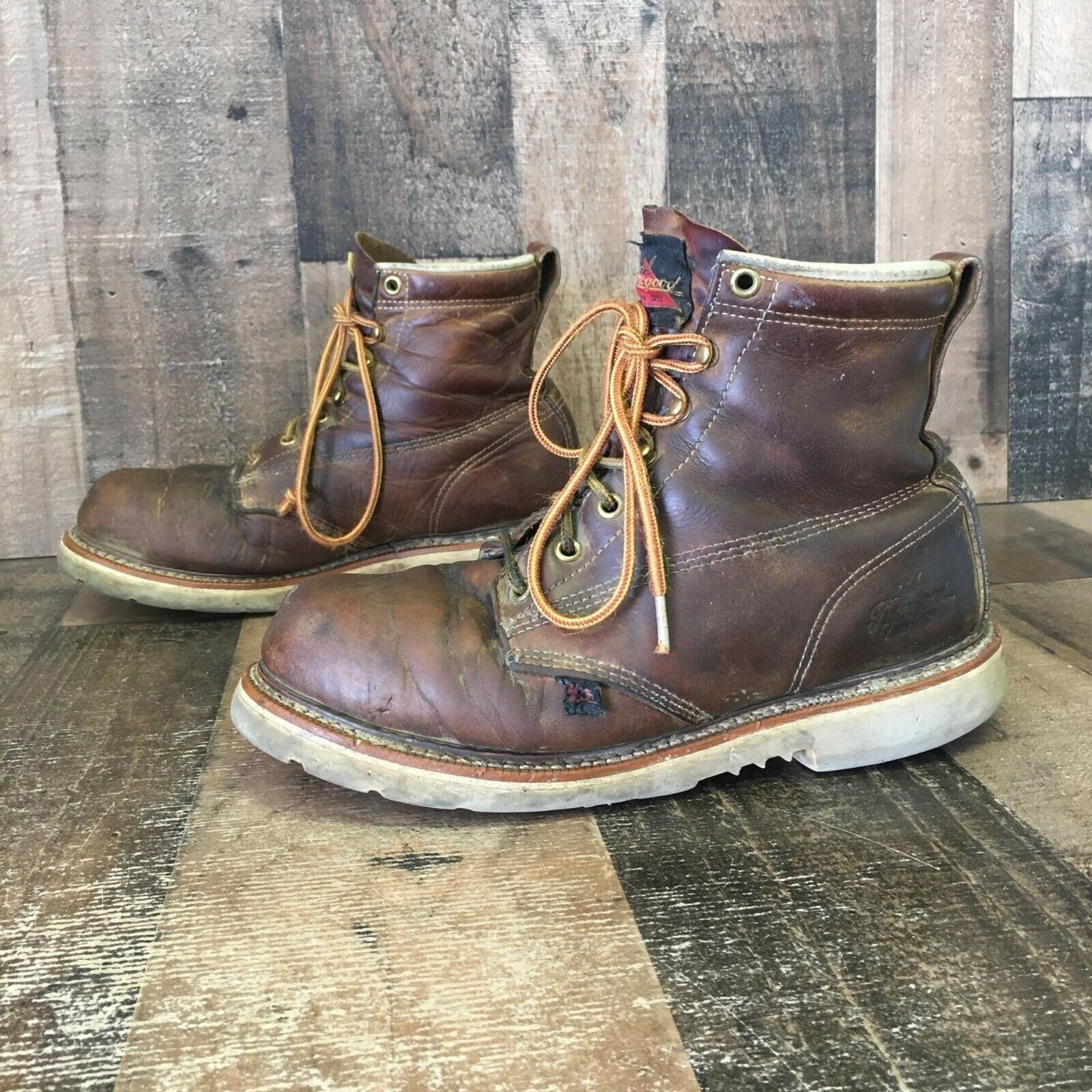 Thorogood Thorogood 804-4374 Steel Round Toe Work Boots Mens 8 D Size US 8 / EU 41 - 8 Thumbnail