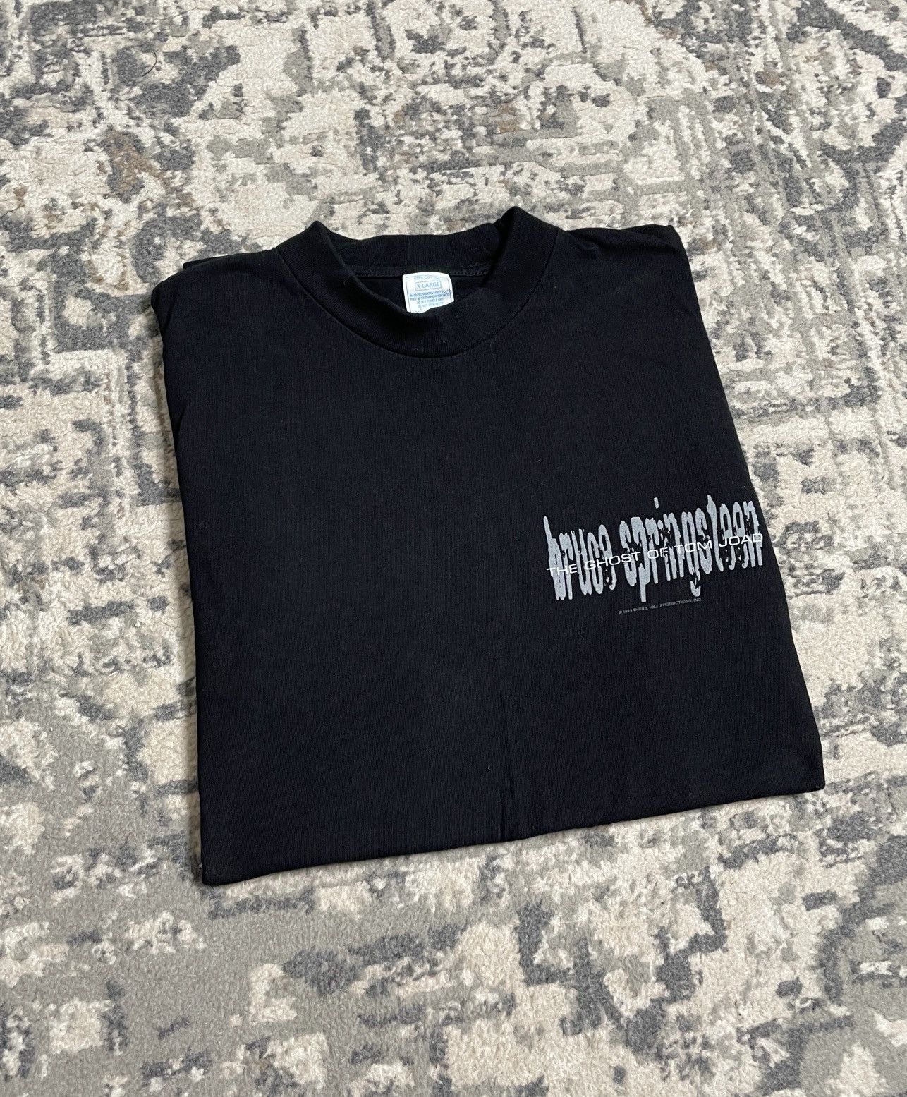 Band Tees Vintage Black Tee Longlsleeve The Ghost Bruce Springsteen Size US XL / EU 56 / 4 - 1 Thumbnail