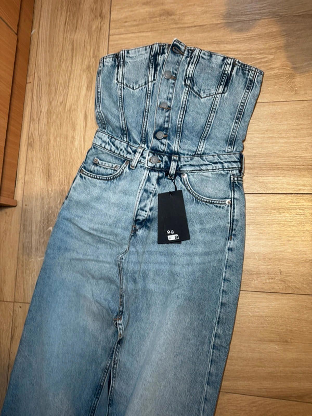 Weekday Weekday Scottsdale Long Denim Dress UK 8/S New Tags Size S / US 4 / IT 40 - 2 Thumbnail