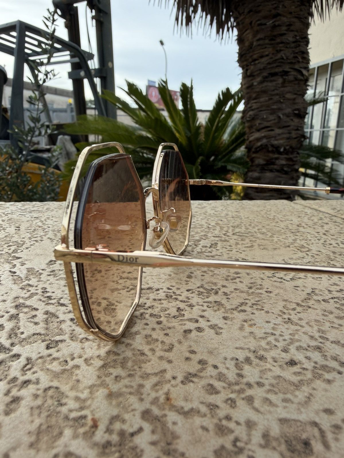 Dior Dior Sunglasses Gold Vintage Size ONE SIZE - 5 Thumbnail