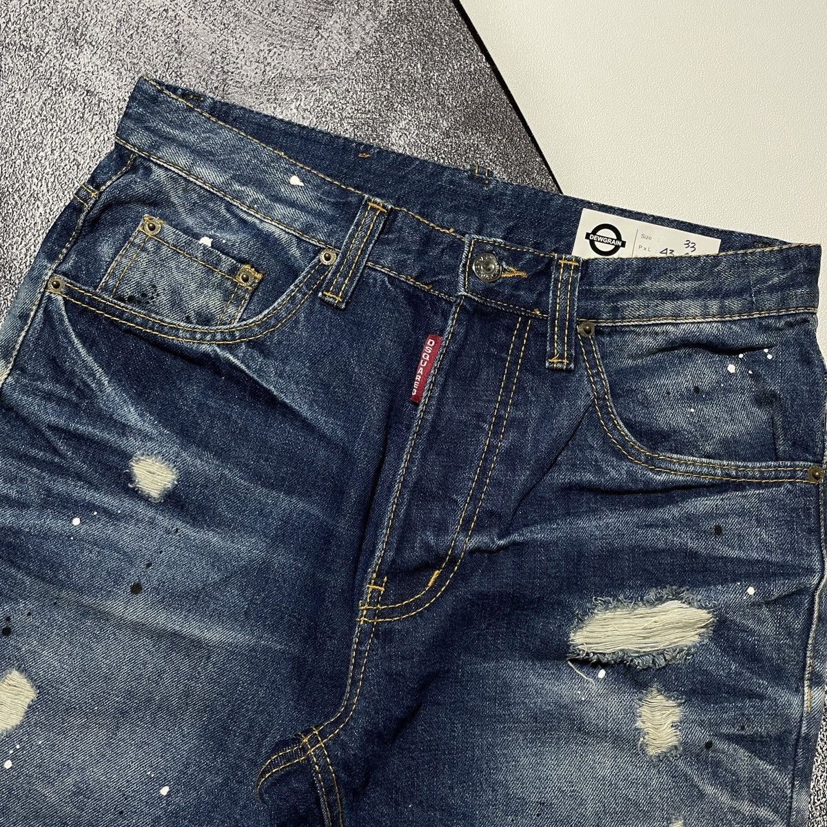 Dsquared2 × Vintage Dsquared Ripped Pants Size 28" / US 6 / IT 42 - 2 Thumbnail
