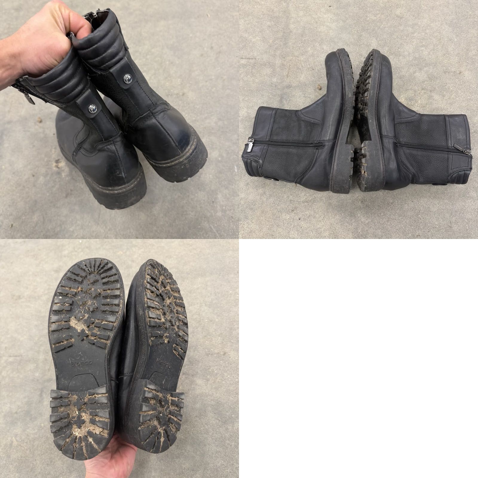 Blondo Blondo Mens Ankle Boots Leather Black Sherpa Lined Size 12 W Western Boots Mens Shoes Leather Black Sherpa Lined Blondo Ankle Boots Size US 12 / EU 45 - 8 Thumbnail