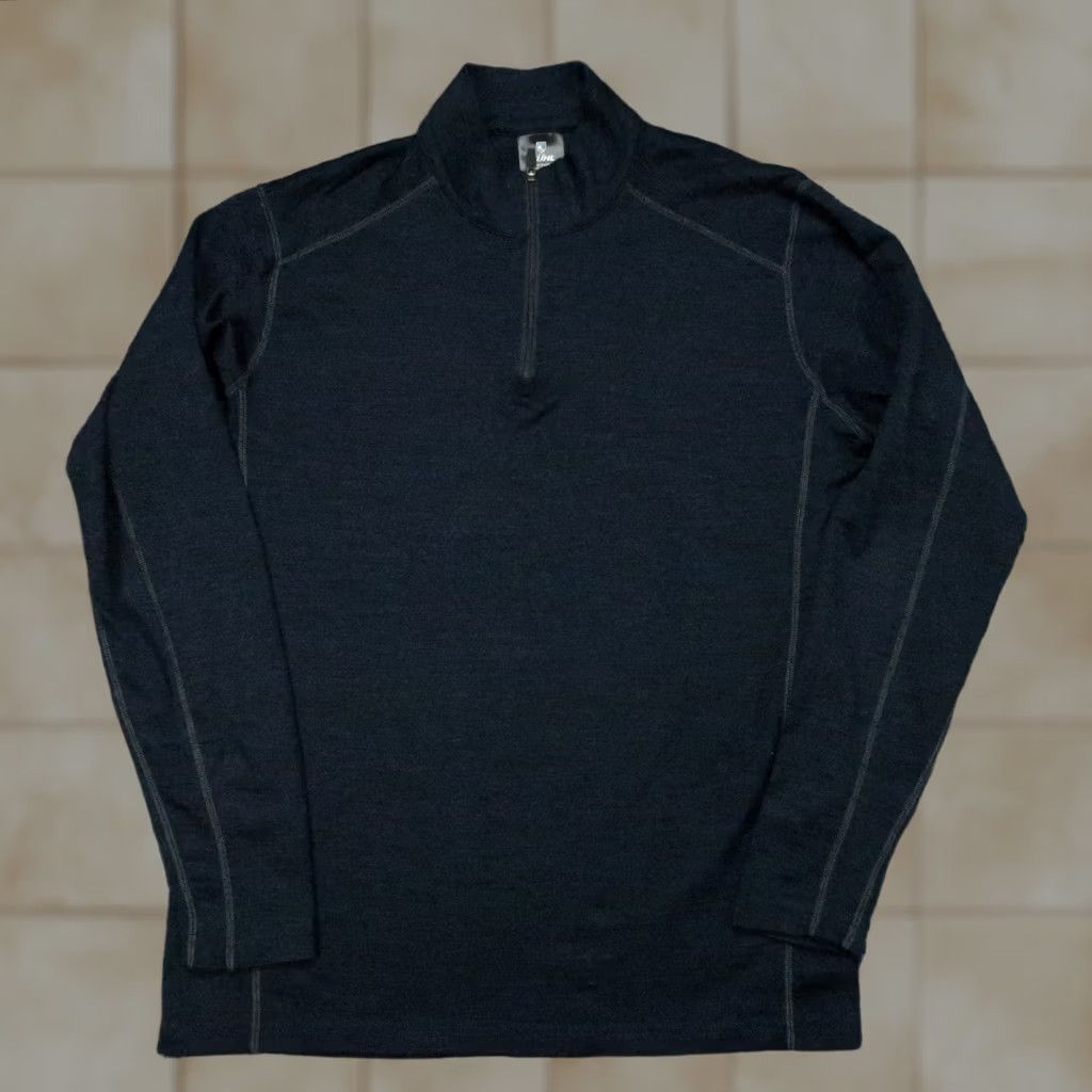Layer 8 Kuhl Sweater Mens Medium Blue Quarter Zip Merino Wool Mid Layer Size US M / EU 48-50 / 2 - 1 Thumbnail