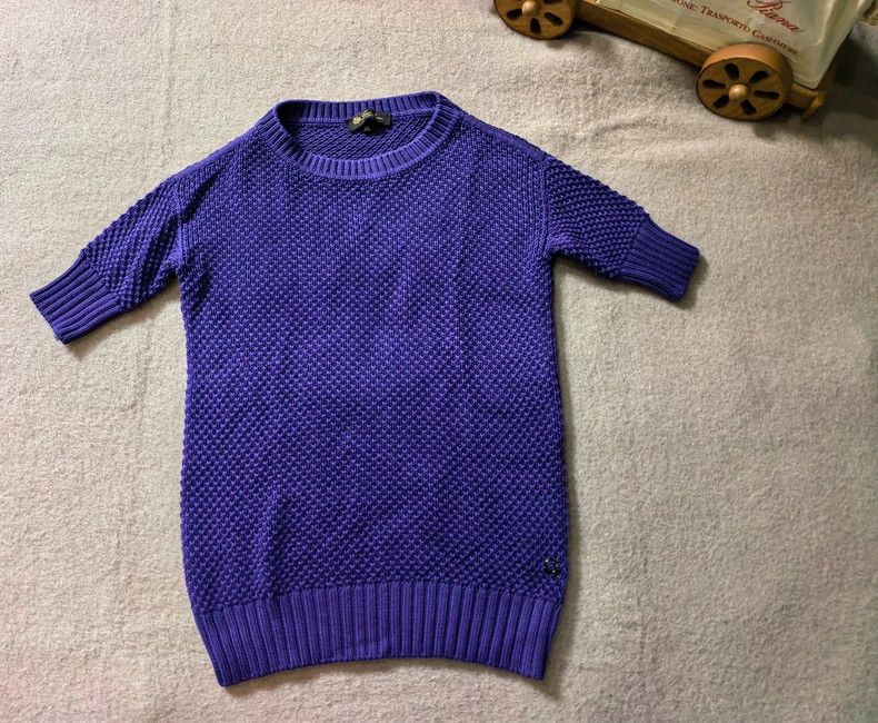 Loro Piana LORO PIANA Silk island cotton knitted short sleeves Size M / US 6-8 / IT 42-44 - 2 Thumbnail