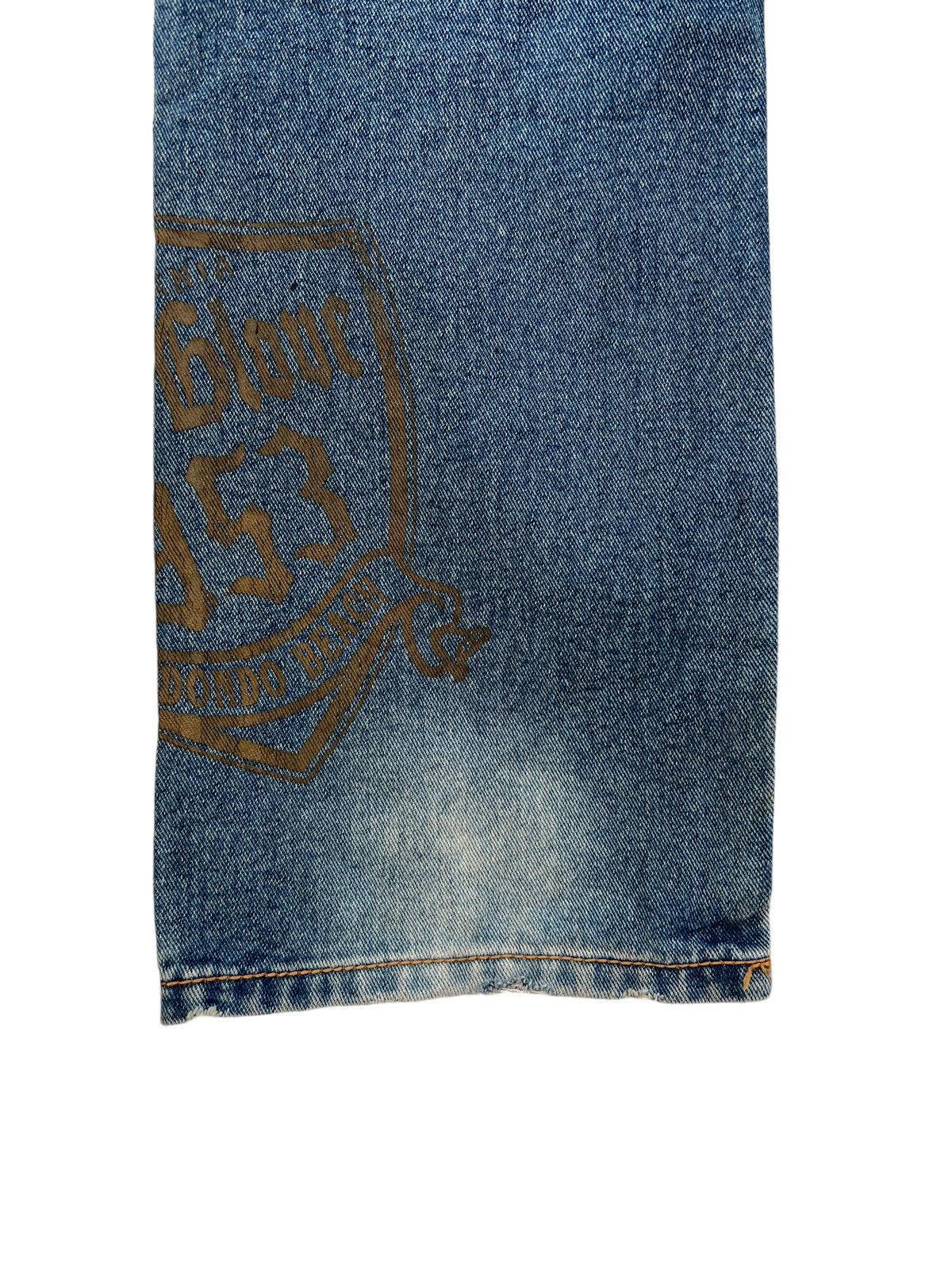 Body Glove Vintage Y2K Body Glove Distress Dirty Muddy Denim Jeans Size US 31 - 18 Thumbnail