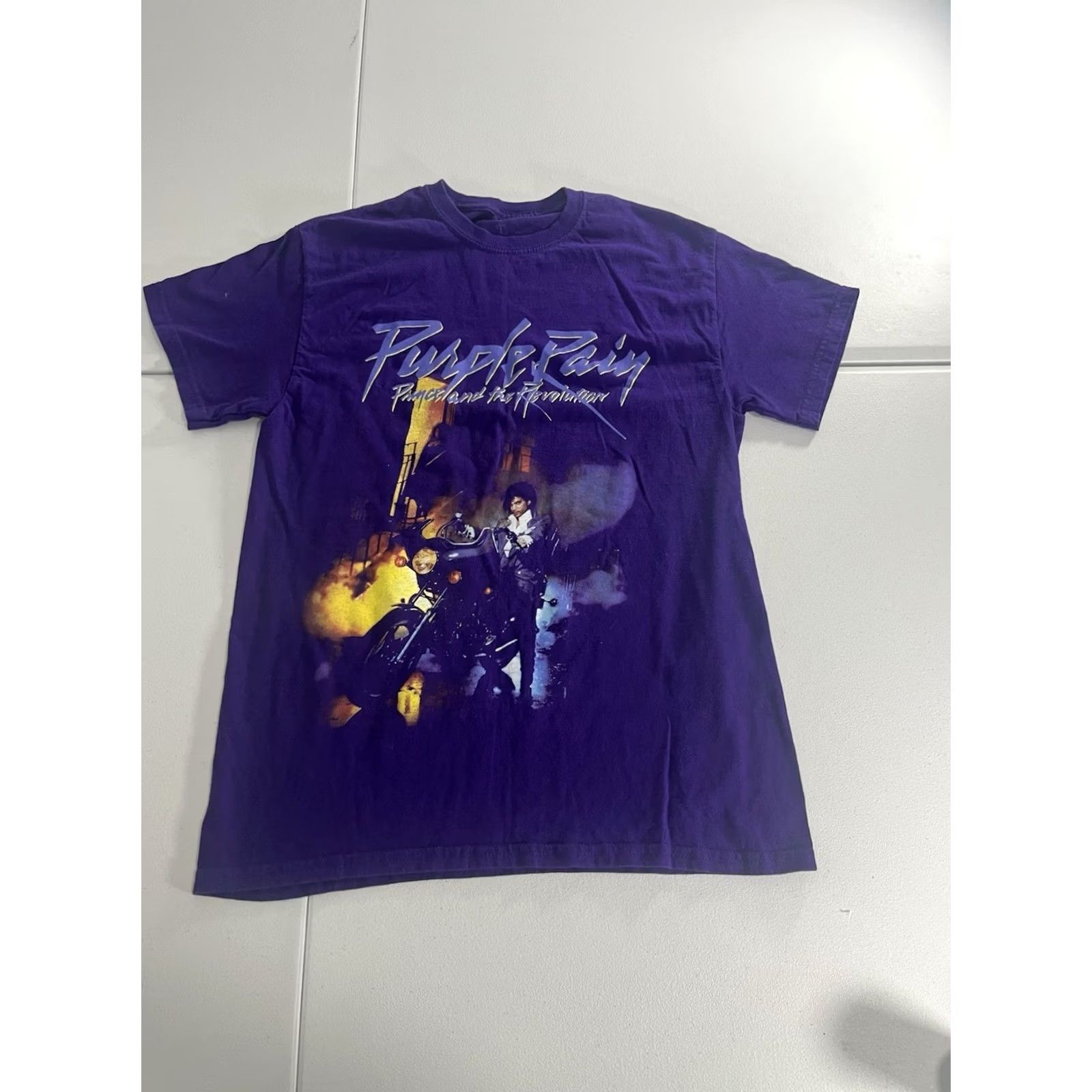 Prince Prince Purple Rain shirt Men's M Purple T-Shirt Size US M / EU 48-50 / 2 - 2 Thumbnail