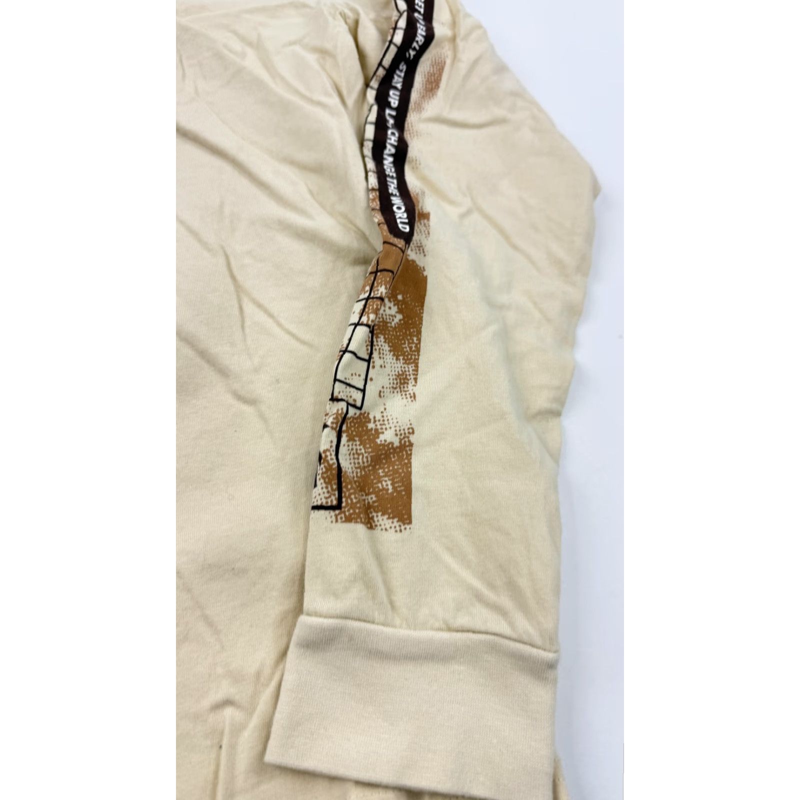 Vintage Dutch Bros Coffee Shirt Womens Medium Beige Long Sleeve It's All Good Graphic Shirt Size M / US 6-8 / IT 42-44 - 2 Thumbnail