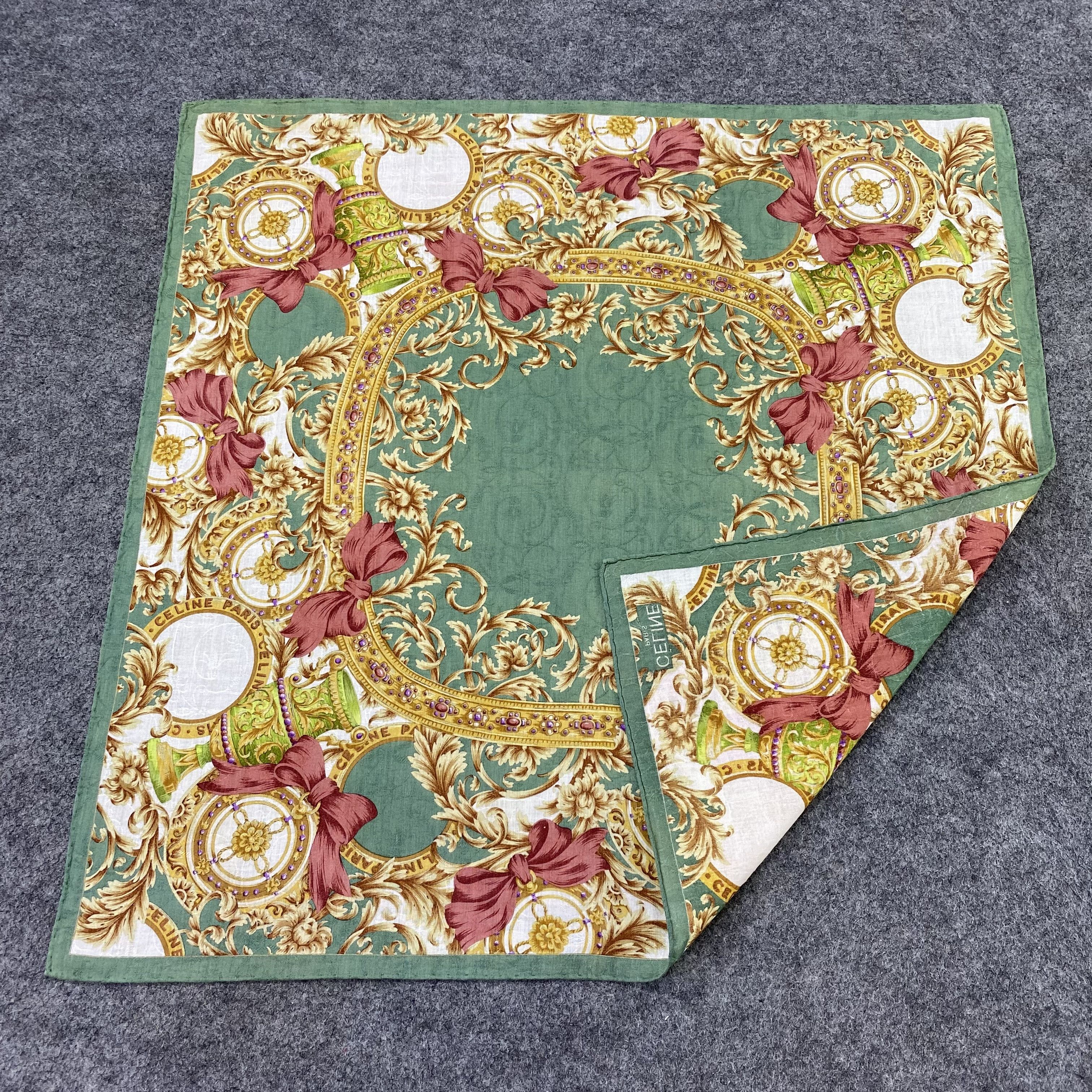 Celine Celine Handkerchief Neckerchief Bandana-B1782 Size ONE SIZE - 5 Thumbnail