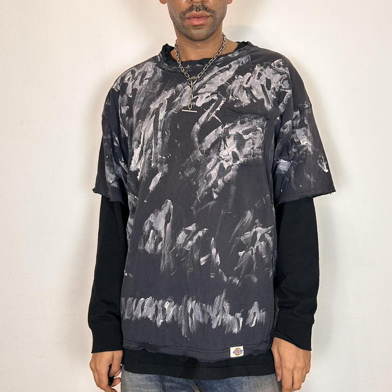 Dickies ASTROBOI* x Dickies Navy Painterly Oversized T-shirt - 3XL Size US XXL / EU 58 / 5 - 2 Thumbnail