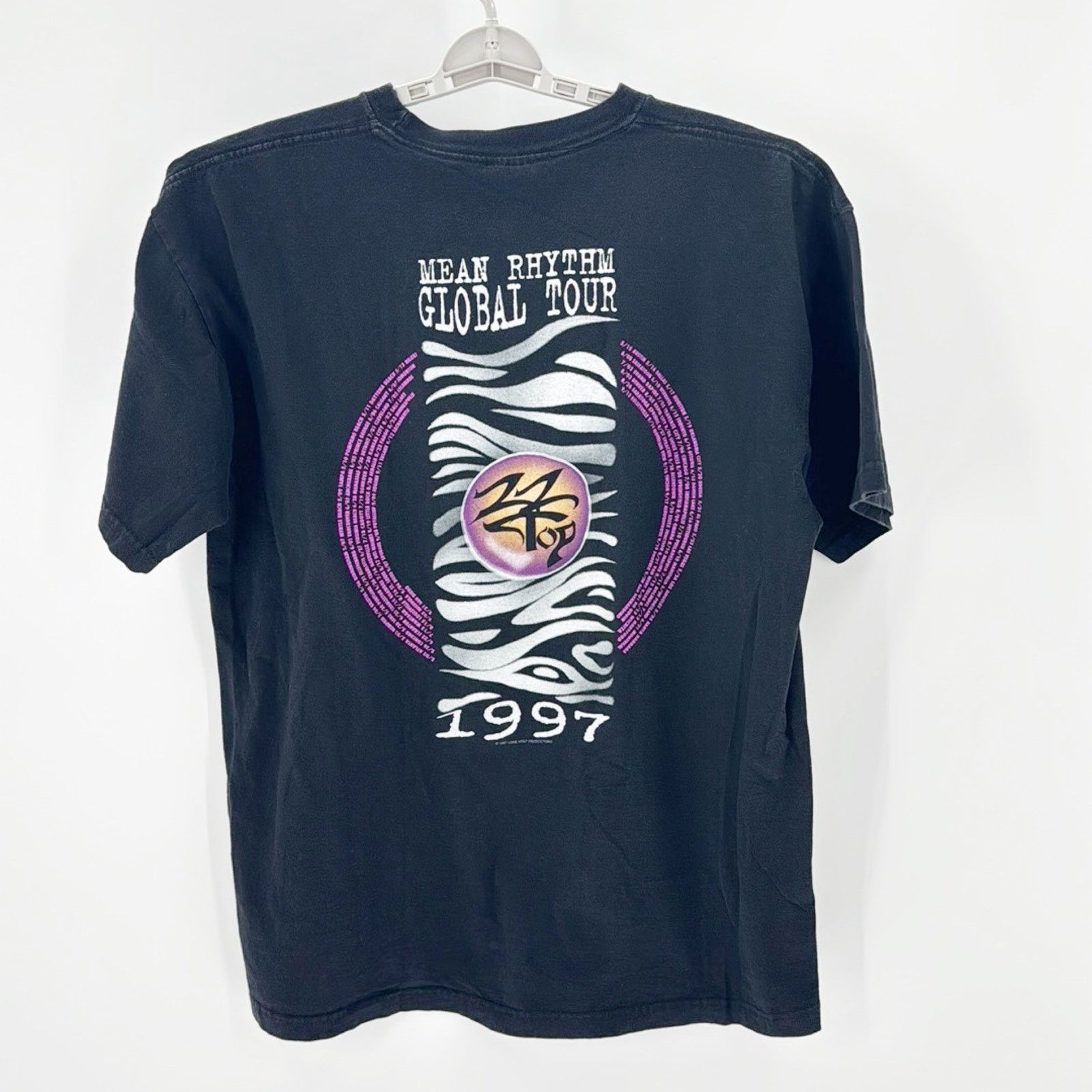 Vintage Vintage 1997 ZZ Top's Mean Rhythm Global Tour T-Shirt unisex Size US XL / EU 56 / 4 - 3 Thumbnail