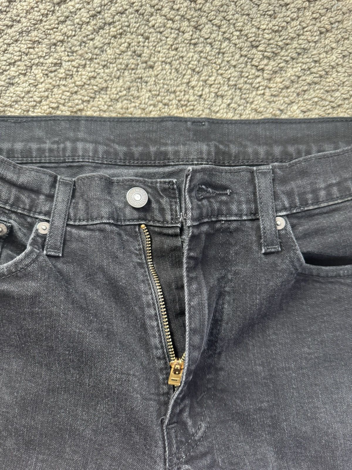 Levi's Vintage Black Distressed Levis Size US 34 / EU 50 - 3 Thumbnail