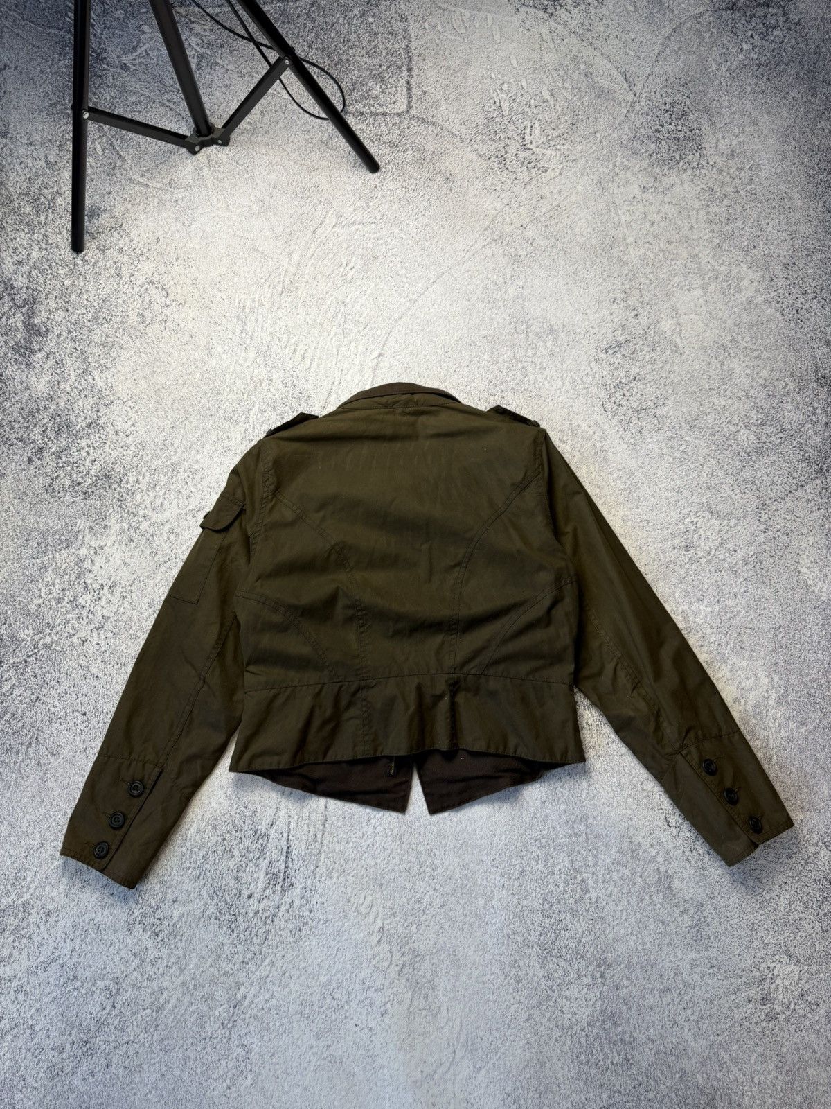 Barbour Women's Made in England Waxed Peplum Jacket - Sage