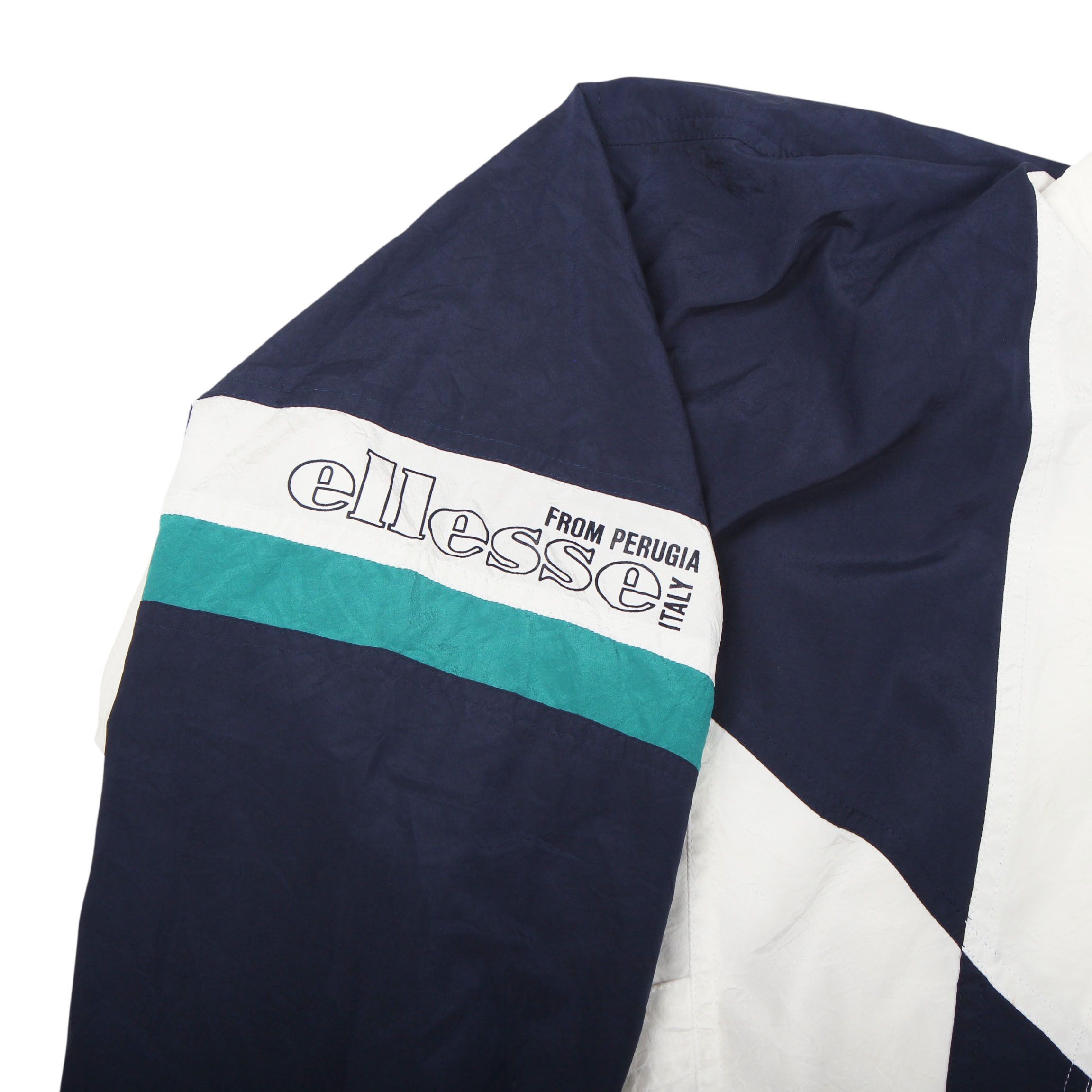 Ellesse Ellesse Windbreaker Jacket Navy White Logo 90s Y2K Size US M / EU 48-50 / 2 - 4 Thumbnail