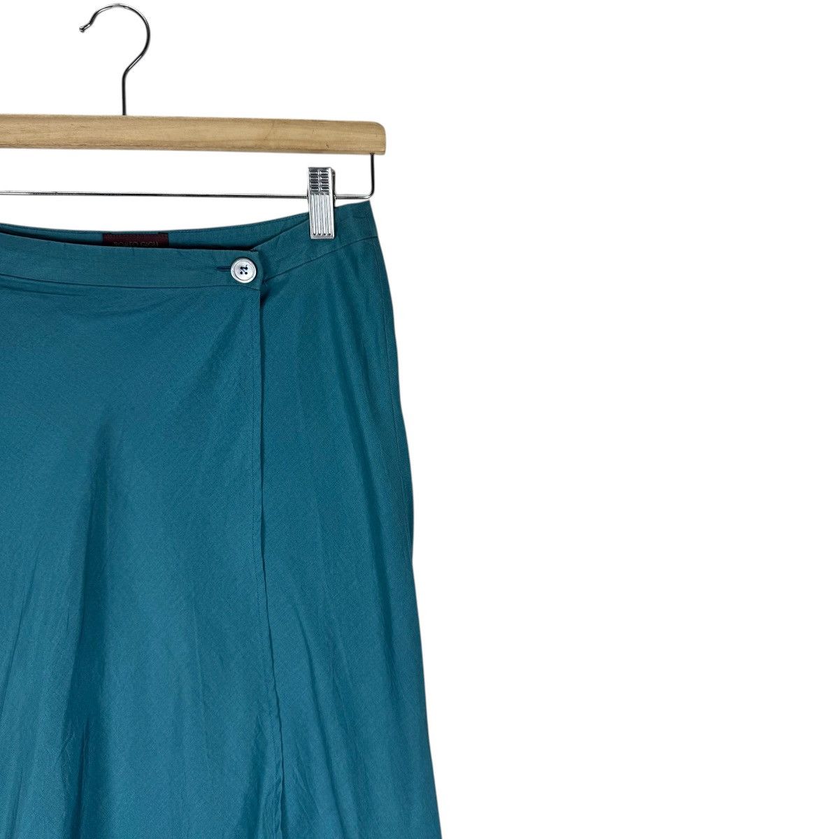 Romeo Gigli ☀️ROMEO GIGLI SILK ASYMMETRIC MAXI SKIRTS Size 29" - 4 Thumbnail