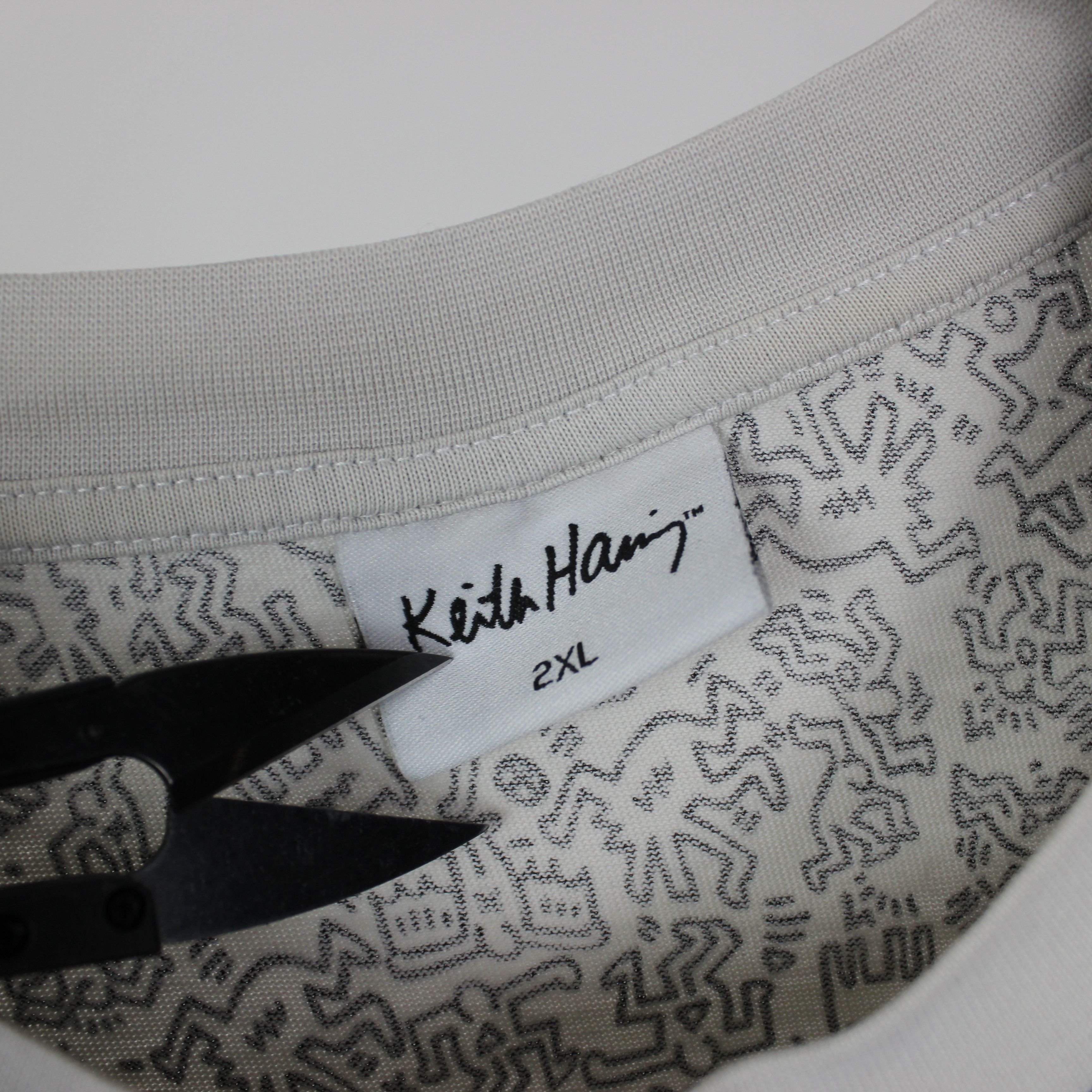 Keith Haring Keith Haring art designer tee t shirt men cotton XL XXL Size US XL / EU 56 / 4 - 5 Thumbnail