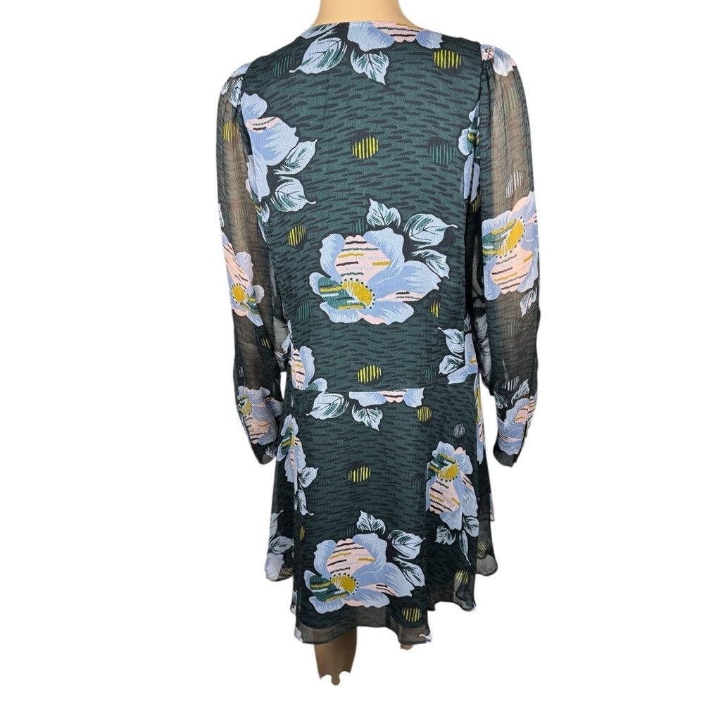 Joie NWT New $428 Joie Odilia Mini Silk Long Sleeve Dress Size 8 Size M / US 6-8 / IT 42-44 - 5 Thumbnail