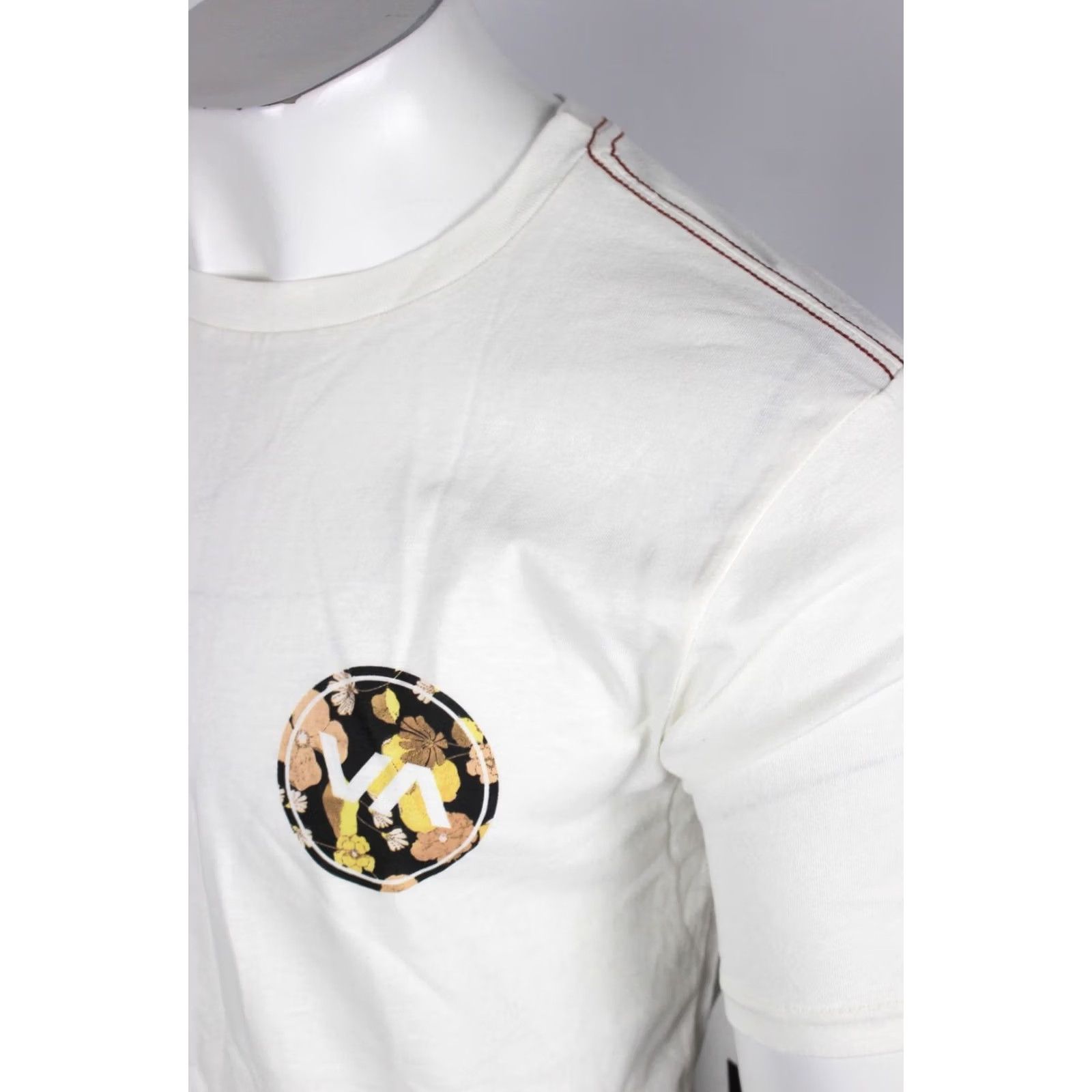 RVCA RVCA Men's Regular Fit T Shirt Short Sleeve Ivory AVYZT01231 Size US S / EU 44-46 / 1 - 4 Thumbnail