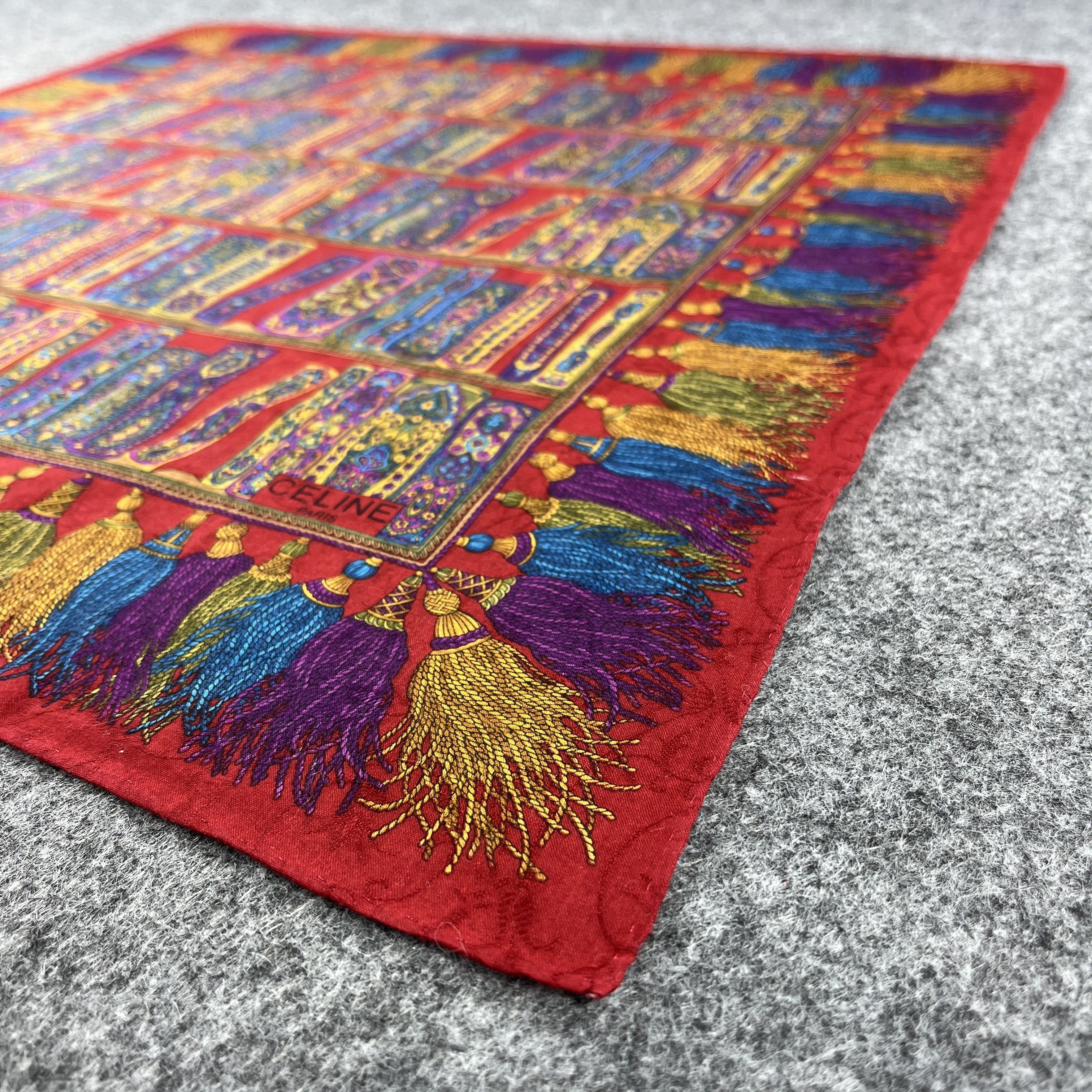 Vintage Celine Handkerchief / Bandana / Neckerchief B115 Size ONE SIZE - 7 Thumbnail
