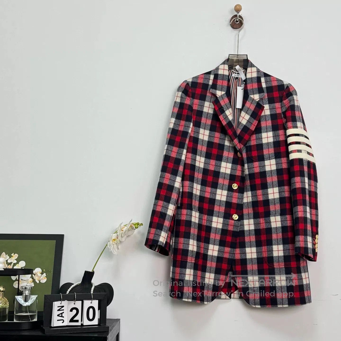 Thom Browne Thom Browne Wool Coat with Four Stripes. Size US S / EU 44-46 / 1 - 1 Thumbnail