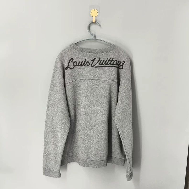Louis Vuitton Louis Vuitton Nigo grey love logo sweatshirt Size US XXL / EU 58 / 5 - 2 Thumbnail