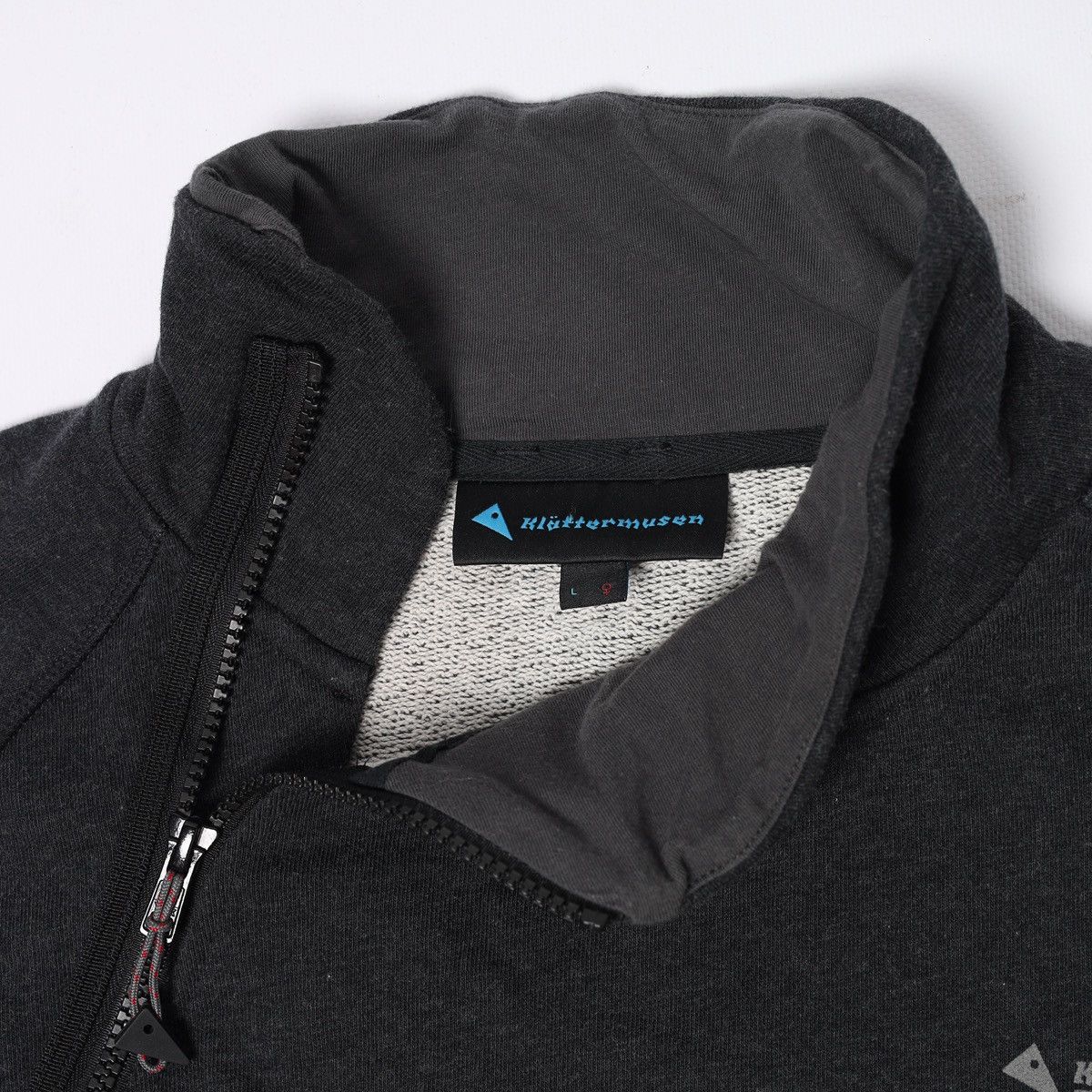 Klattermusen Klattermusen Falen Cotton Asymmetric Sweatshirt Zip Grey Size L / US 10 / IT 46 - 3 Thumbnail