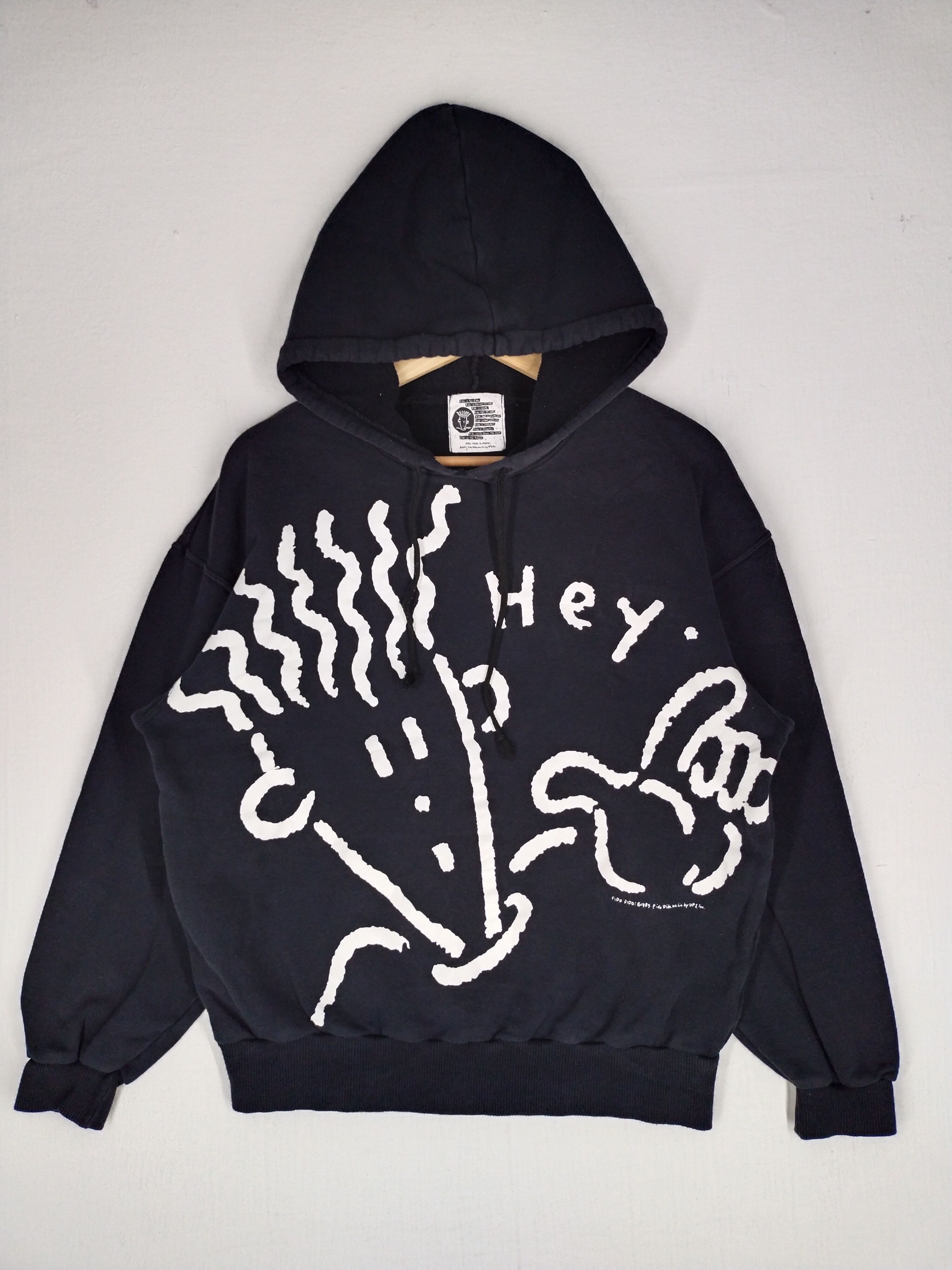 Vintage Vintage 80's Hey! Fido Dido 1985 by UFS Big Logo Sweatshirt Size US L / EU 52-54 / 3 - 2 Thumbnail